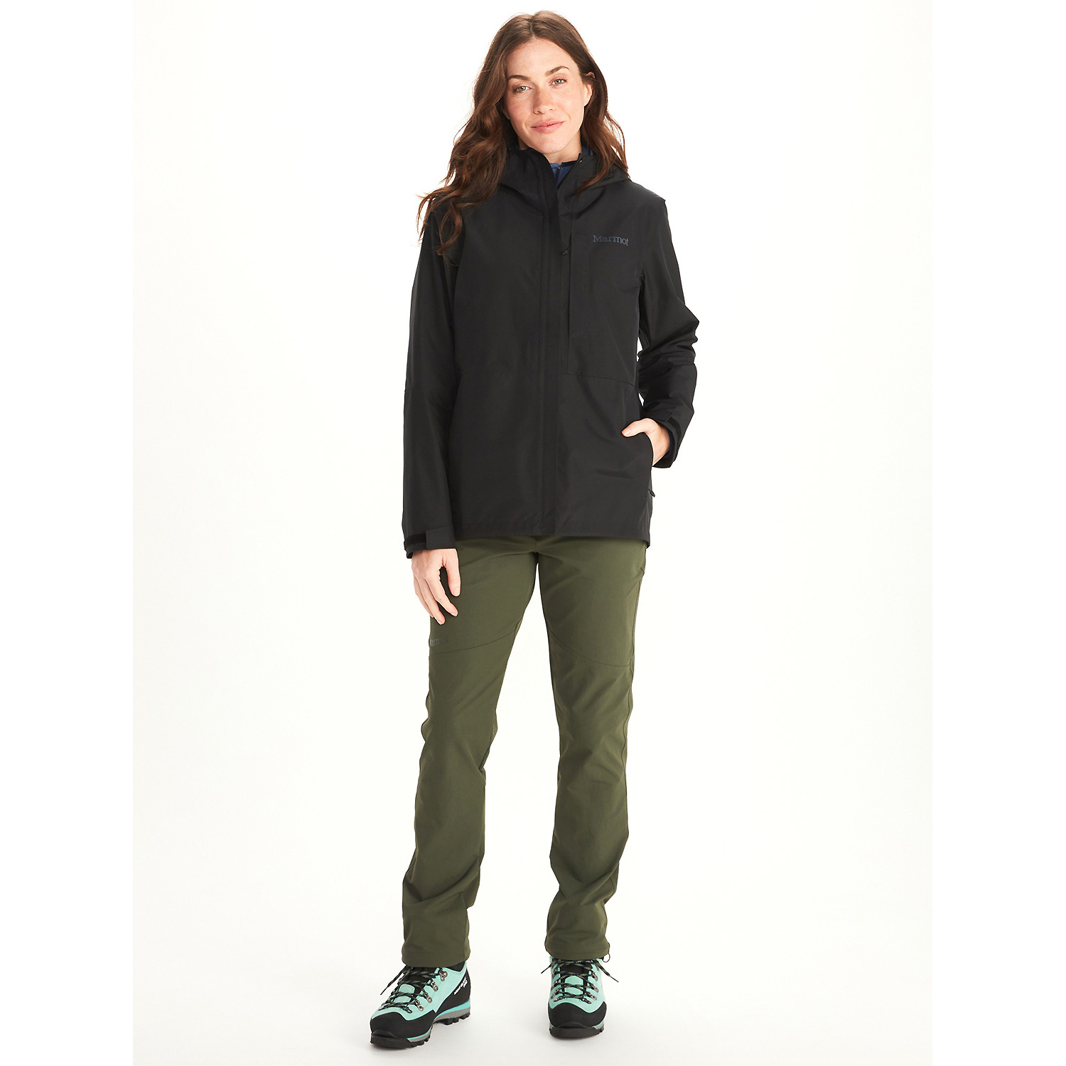 Damen Marmot Schwarz