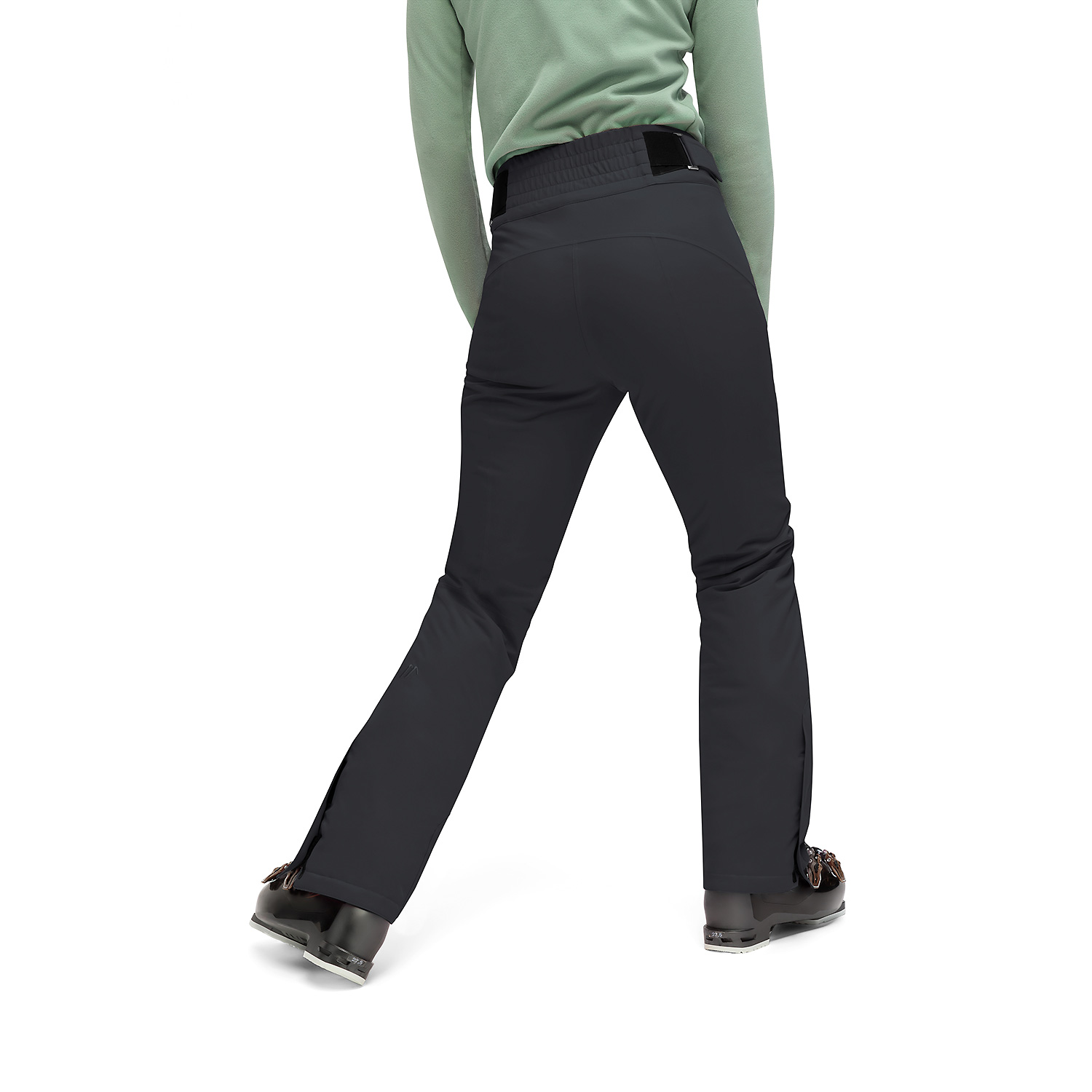 Damen Maier Sports Schwarz Allissia slim 2.1 (kurz) M10900 21 Hose