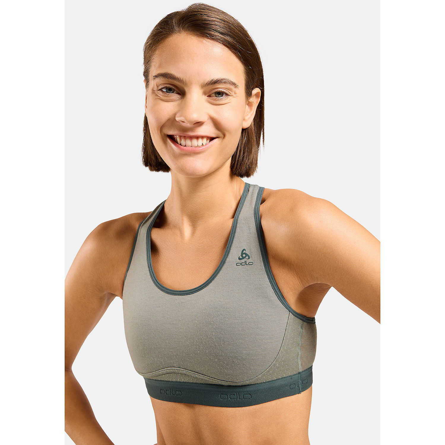 Damen Odlo Grau ASCENT PW MEDIUM BH
