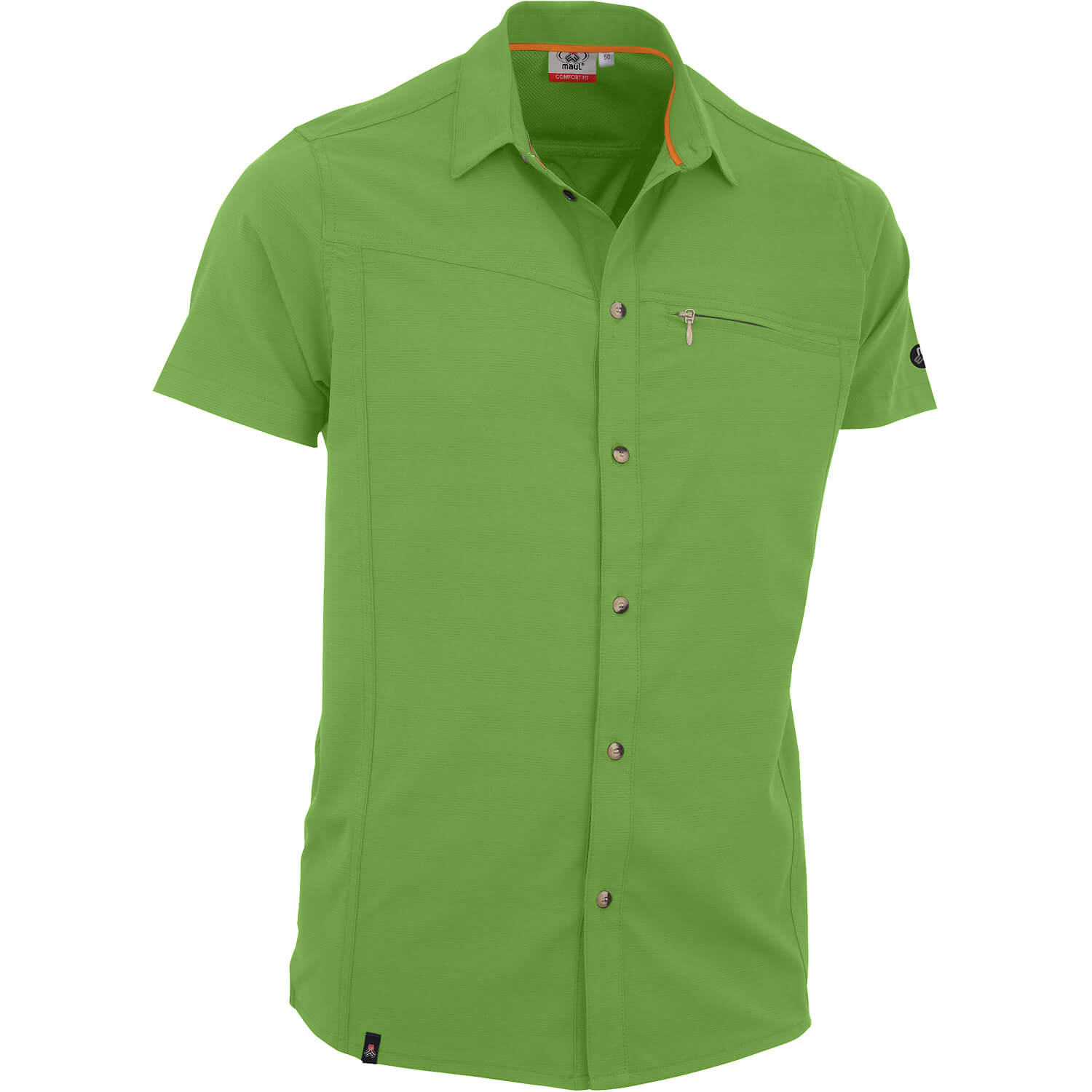 Herren Maul Sport Apfelgrün Lechnerkopf 1/2-1/2 Hemd elast 68 50 Hemd