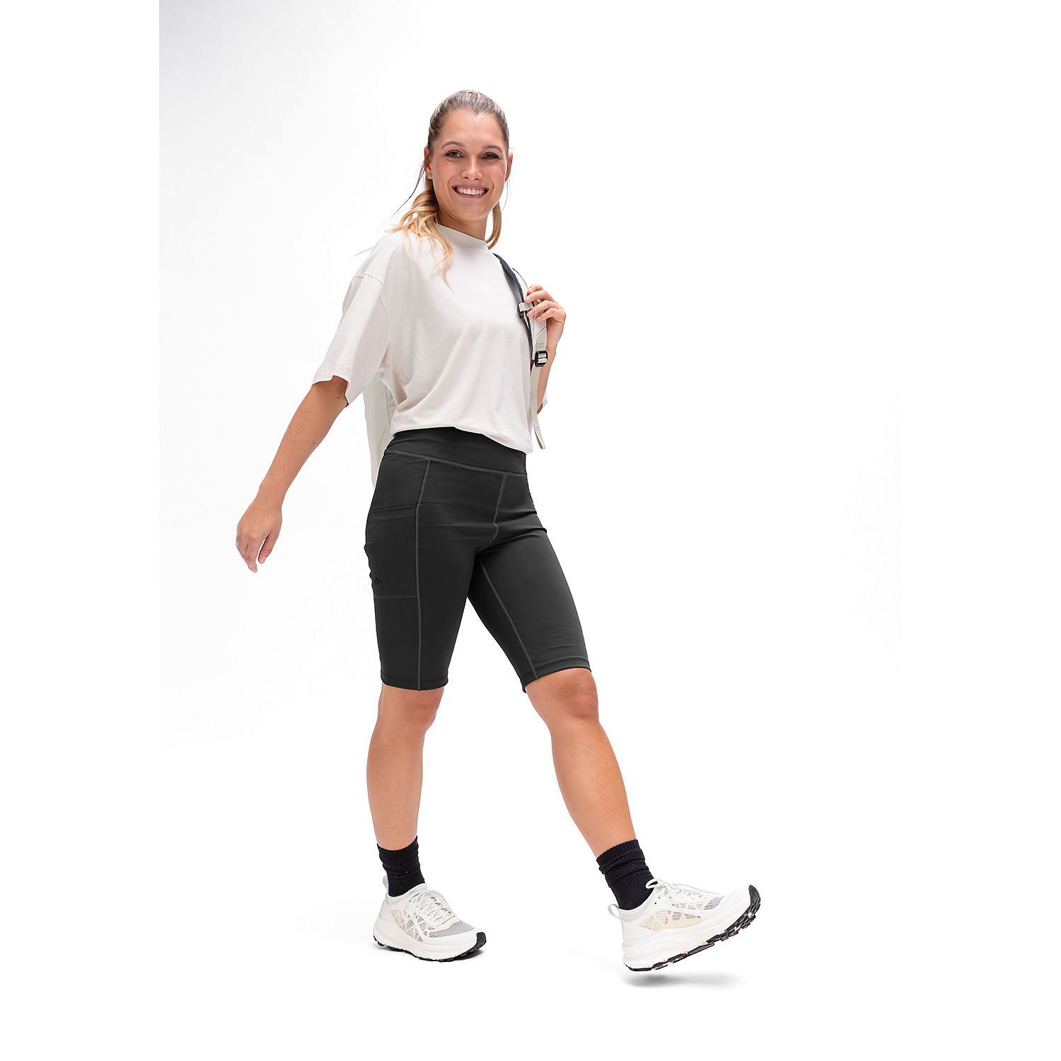 Damen Maier Sports Schwarz MS FAV Bermuda Tight W M10900 34 Bermuda