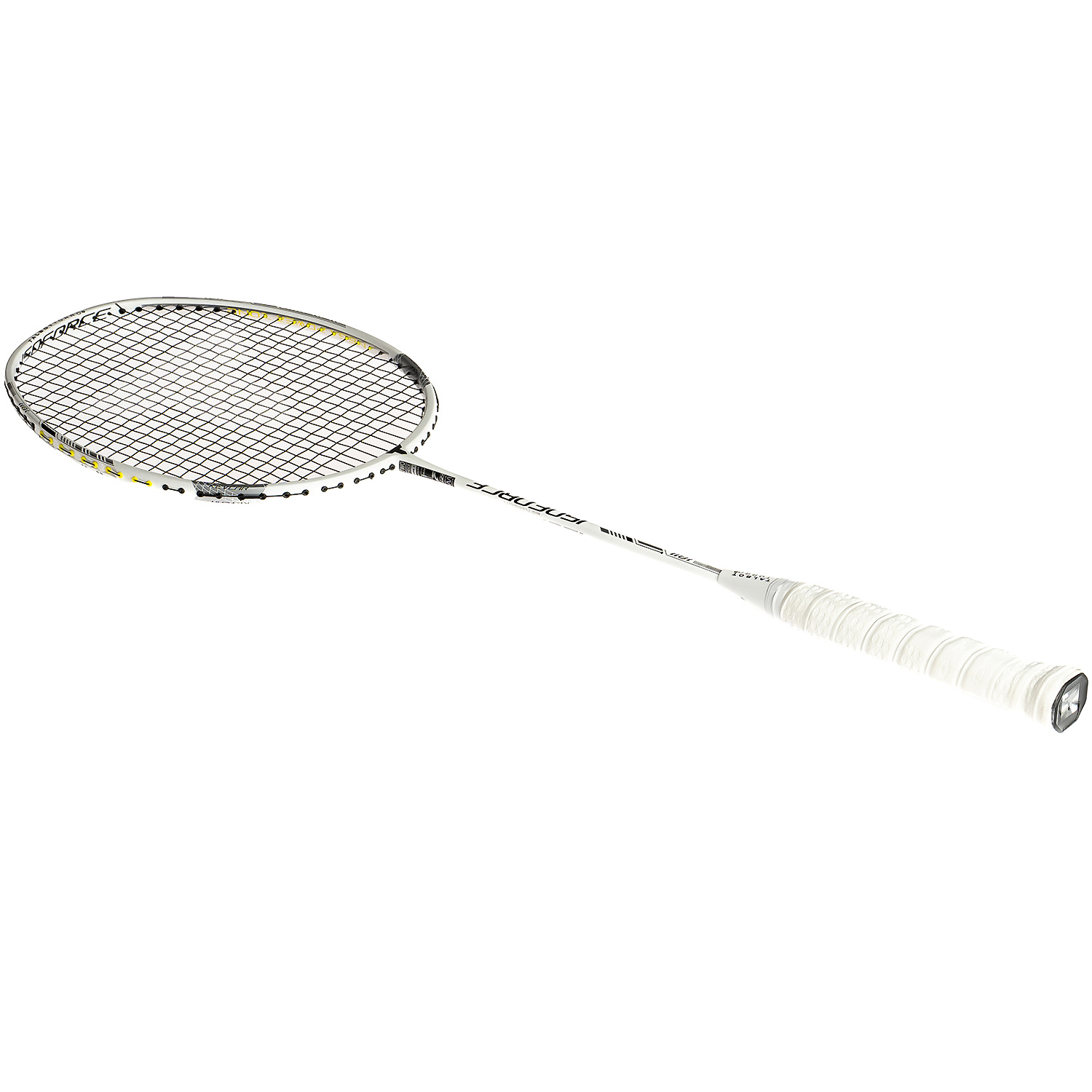Unisex TALBOT/TORRO wie abgebildet Badm.-Schläger ISOFORCE 1011 C4, white-black-silver 000 - Badmintonschläger