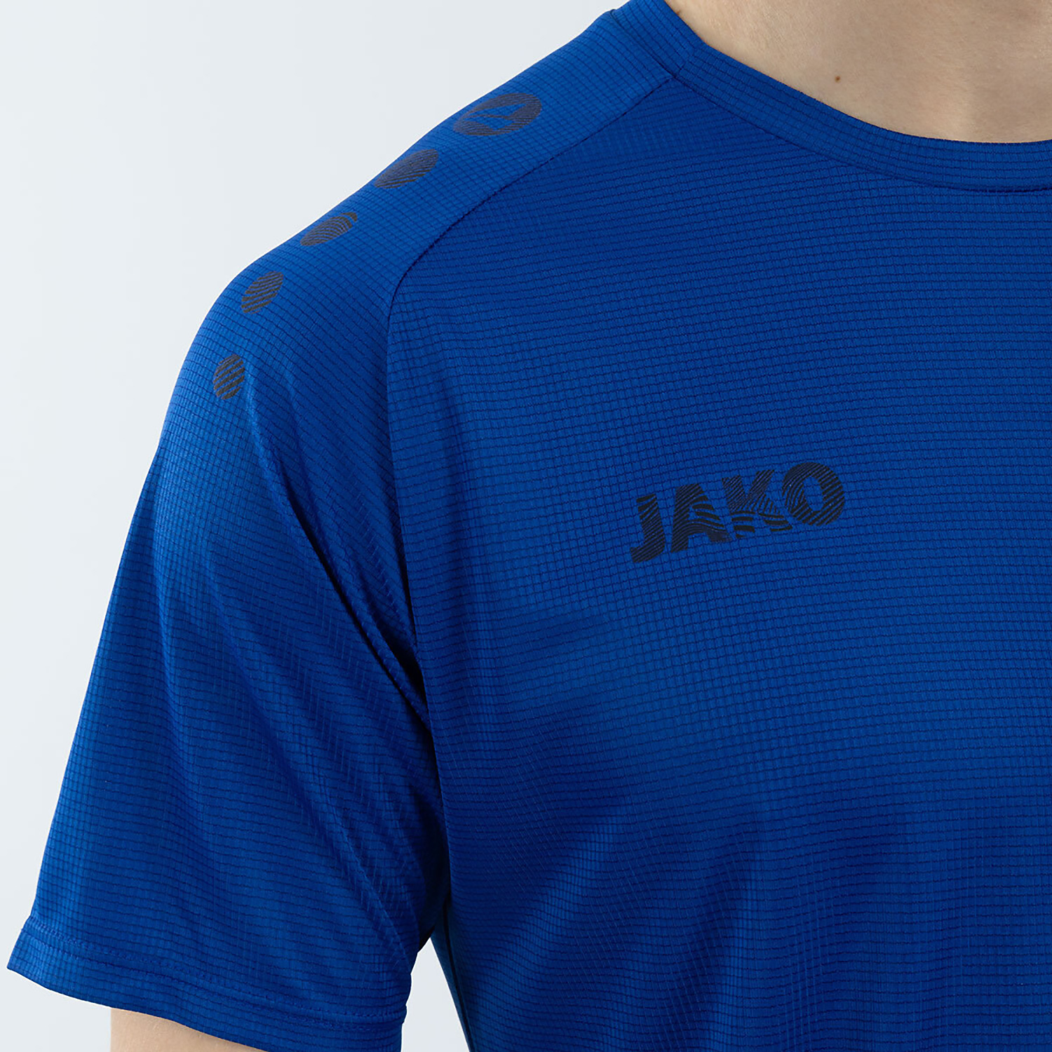 Herren Jako Blau T-Shirt Light Flow T-Shirt