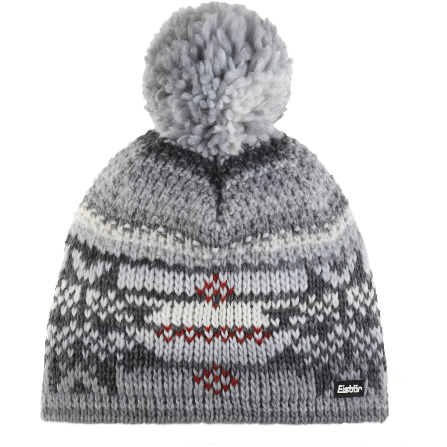 Unisex Eisbär Grau Stravo Pompon MÜ 186 - Mütze
