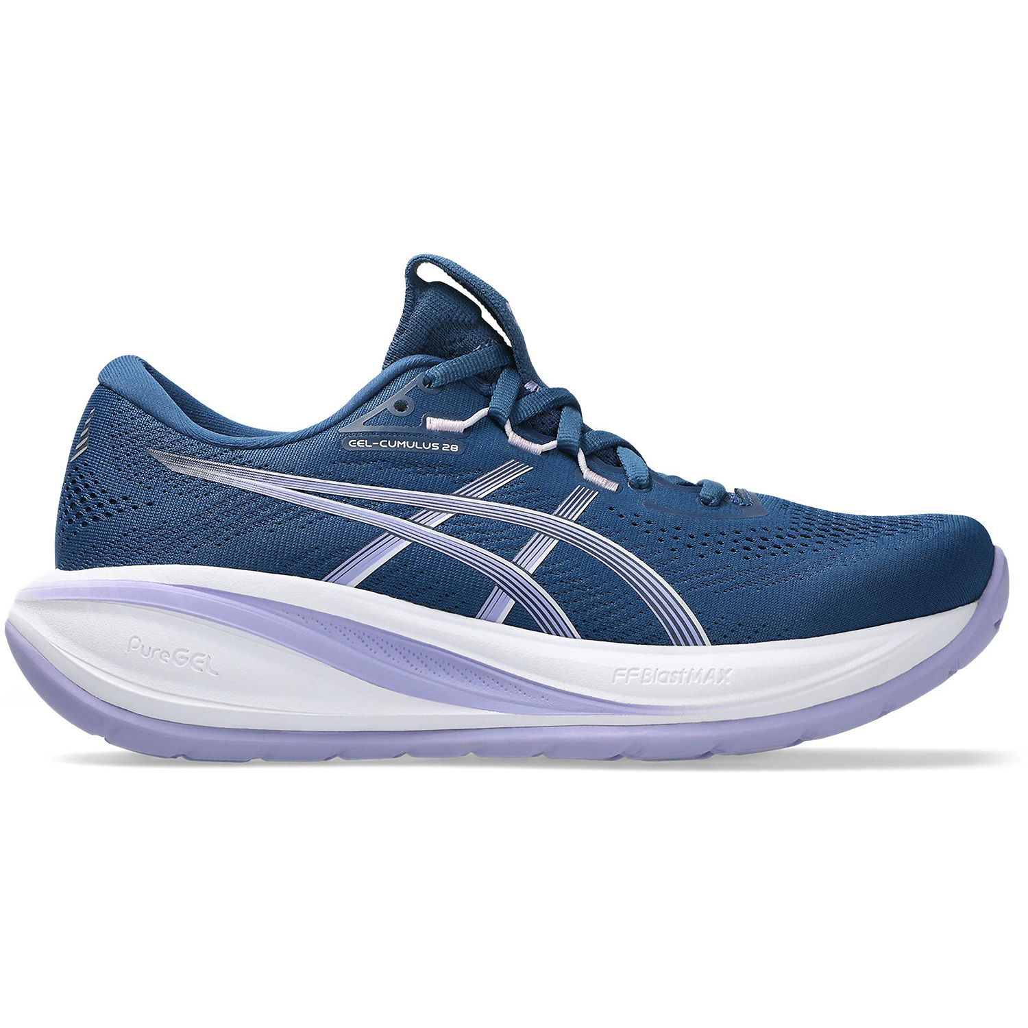 Damen Asics Rauchblau