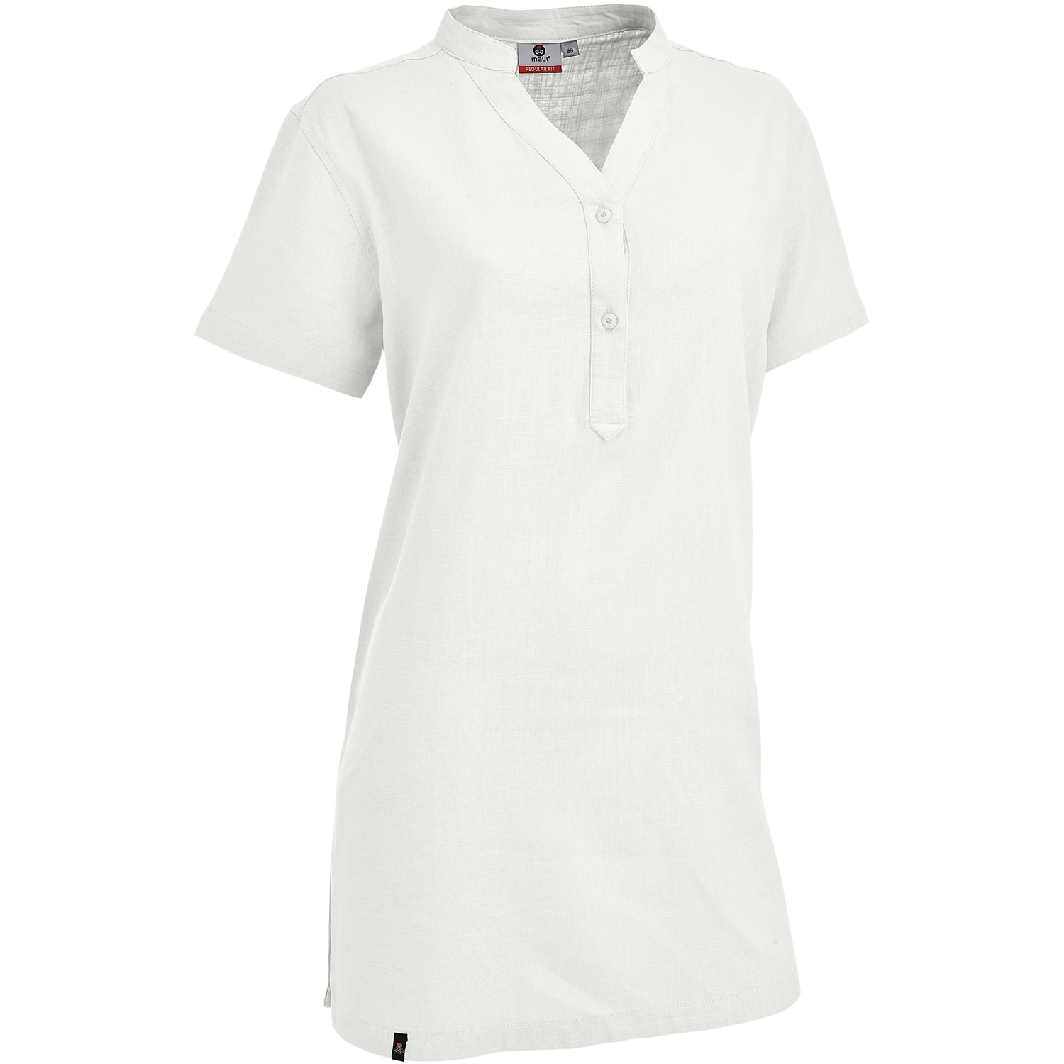 Damen Maul Sport Weiß Lignano - Kleid in Leinenoptik 99 44 Kleid