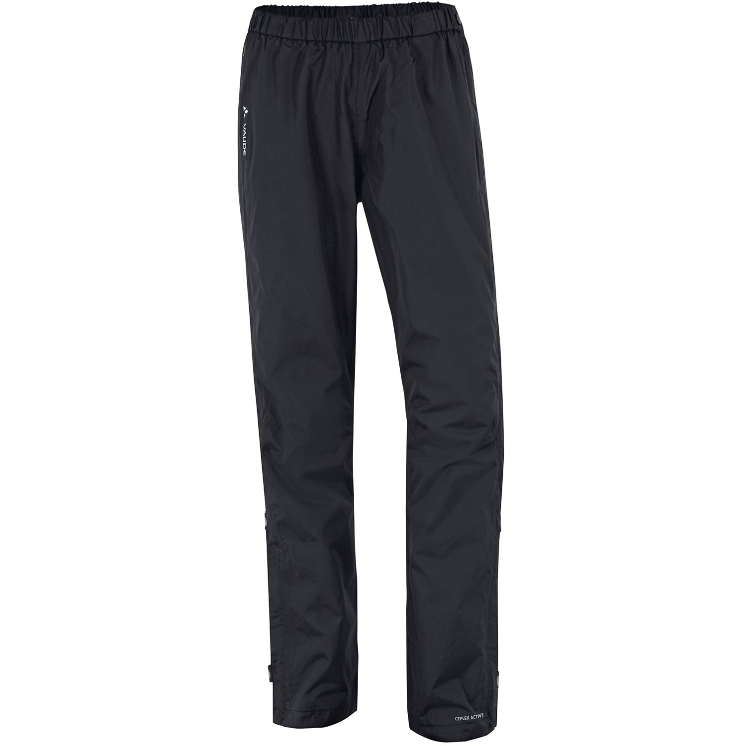 Damen VauDe Schwarz Wo Fluid Full-Zip Pants S/S 010 42 Regenhose