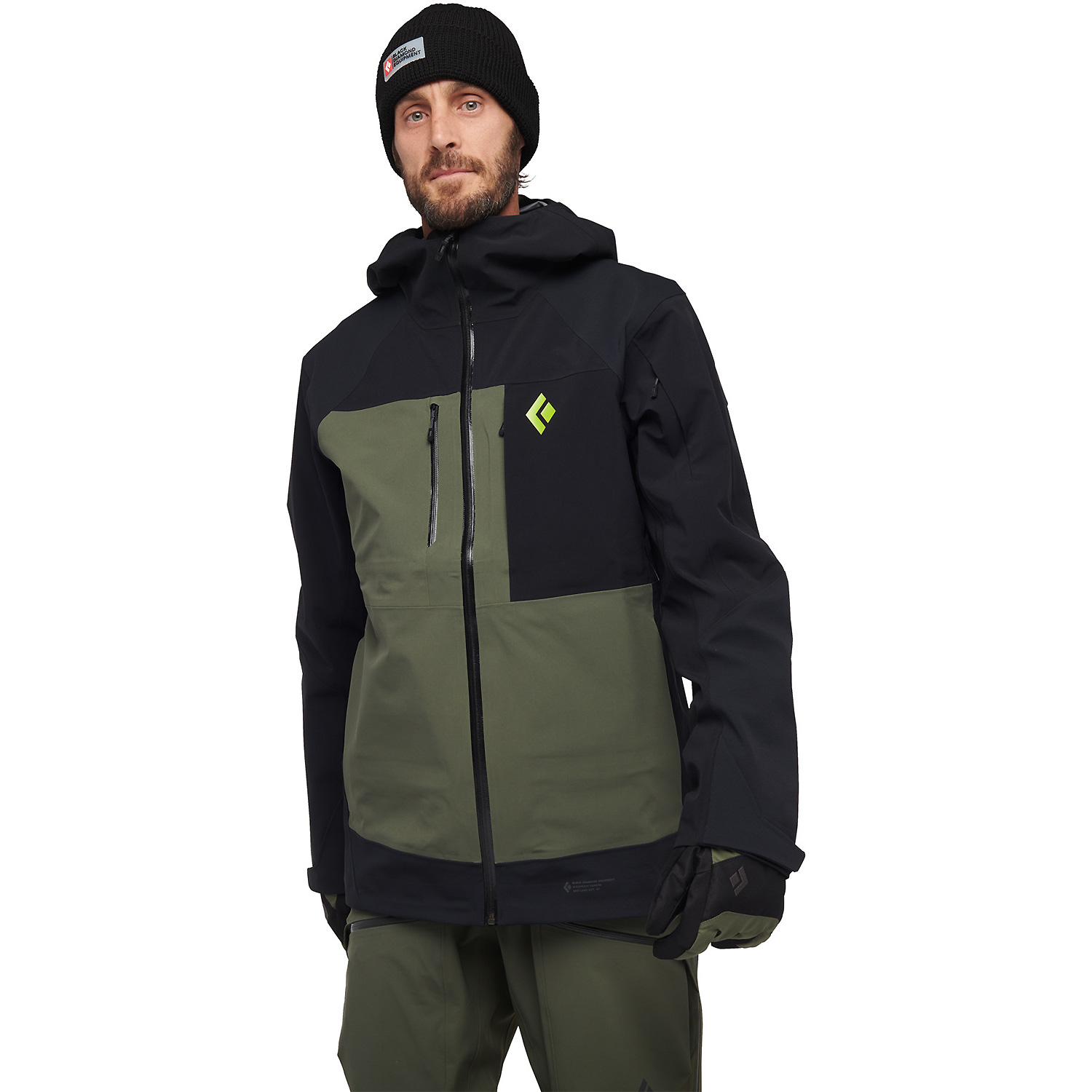 Herren Black Diamond Nachtschwarz