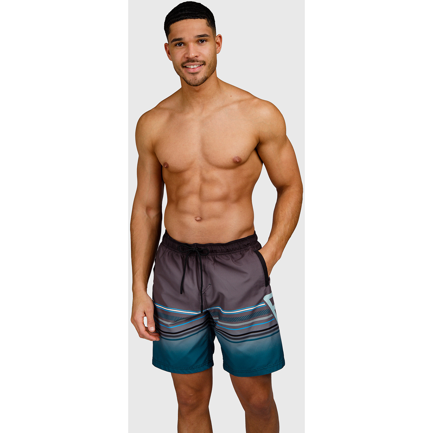 Herren Brunotti Braun Cester-Long Men Swim Shorts 6512 XL Badeshort