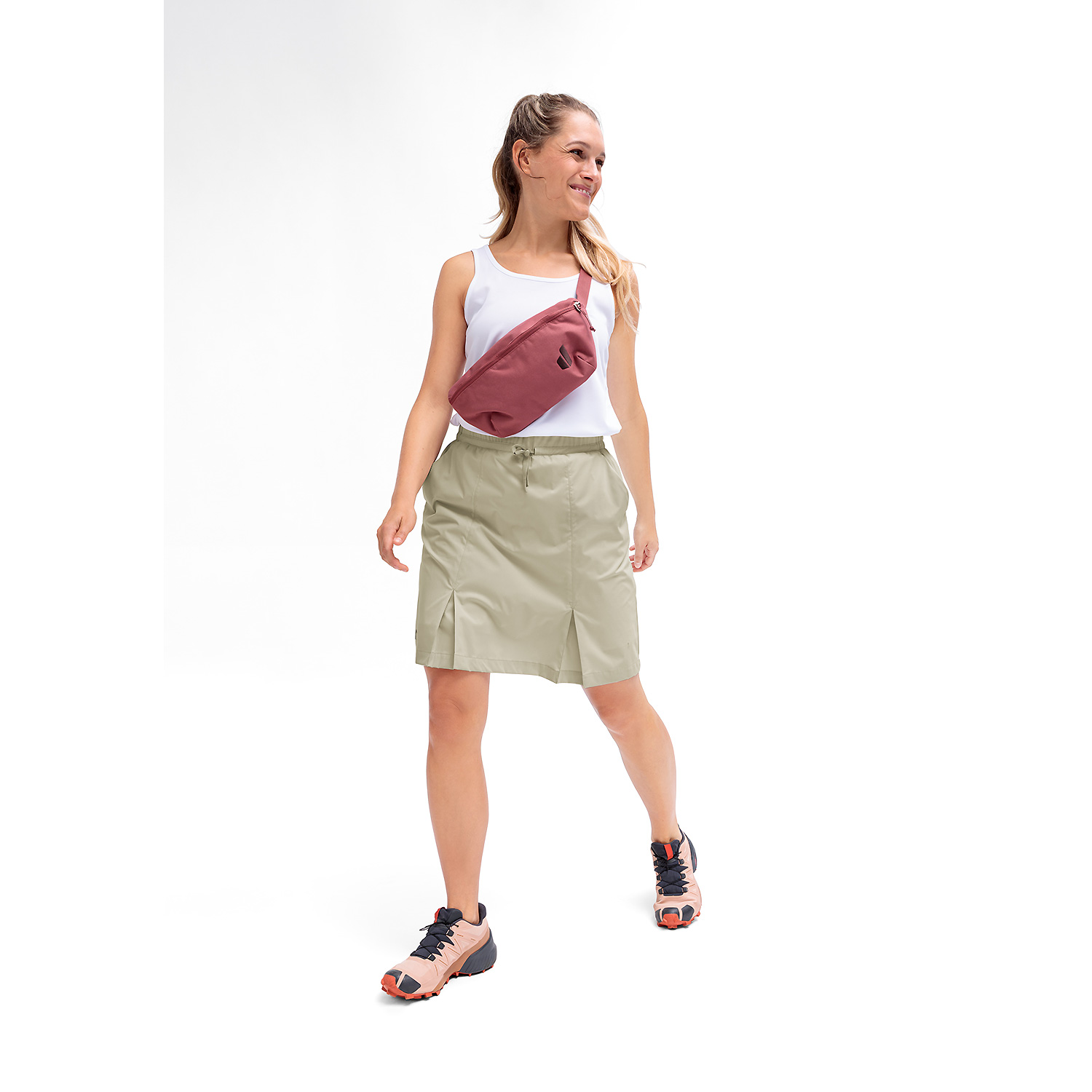 Damen Maier Sports Braun Fortunit Shortin W M10787 38 Rock