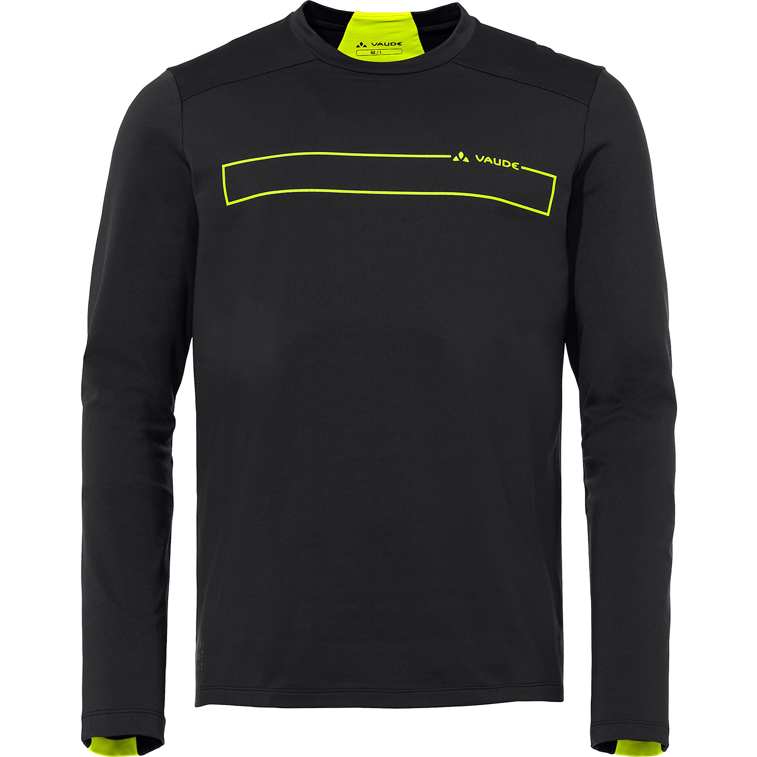 Herren VauDe Schwarz Me Qimsa LS Shirt 010 S Kapuzensweat