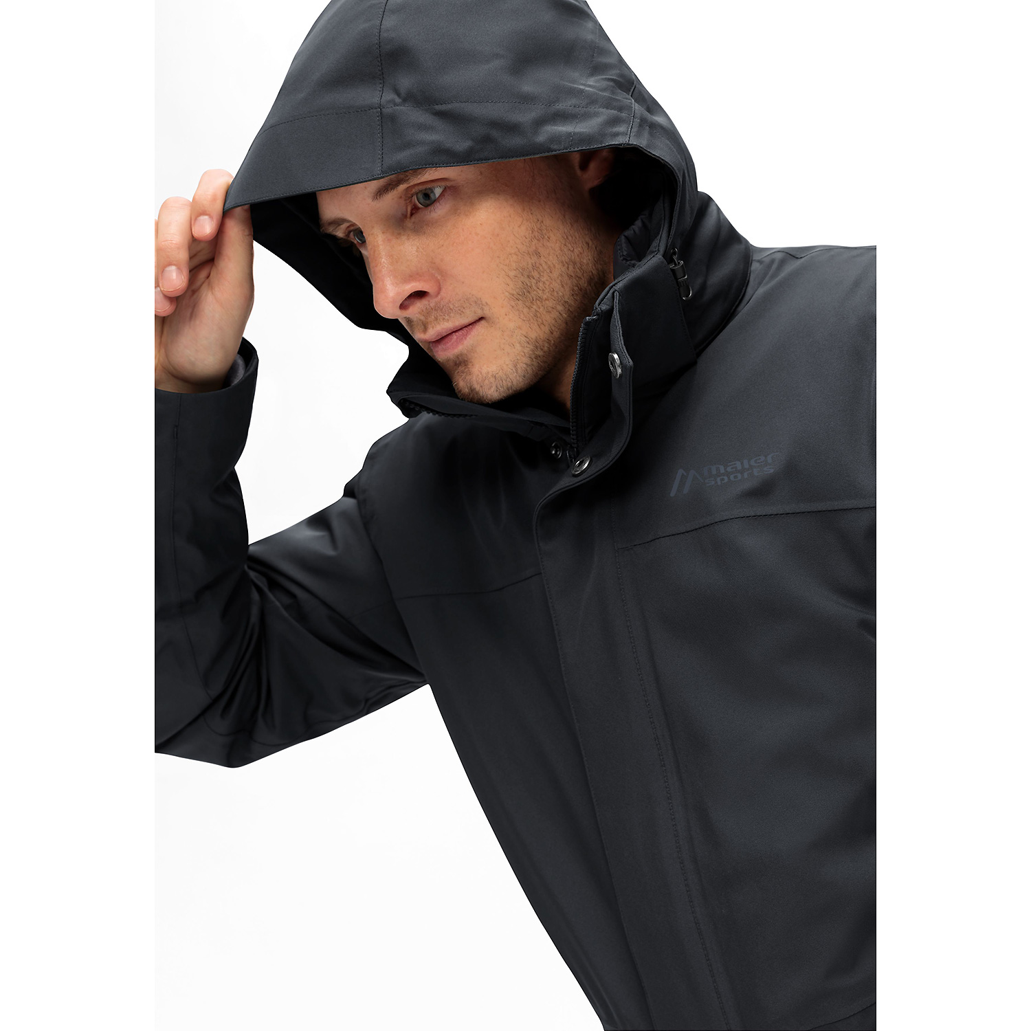 Herren Maier Sports Schwarz Peyor 3in1 M19003 54 Doppeljacke