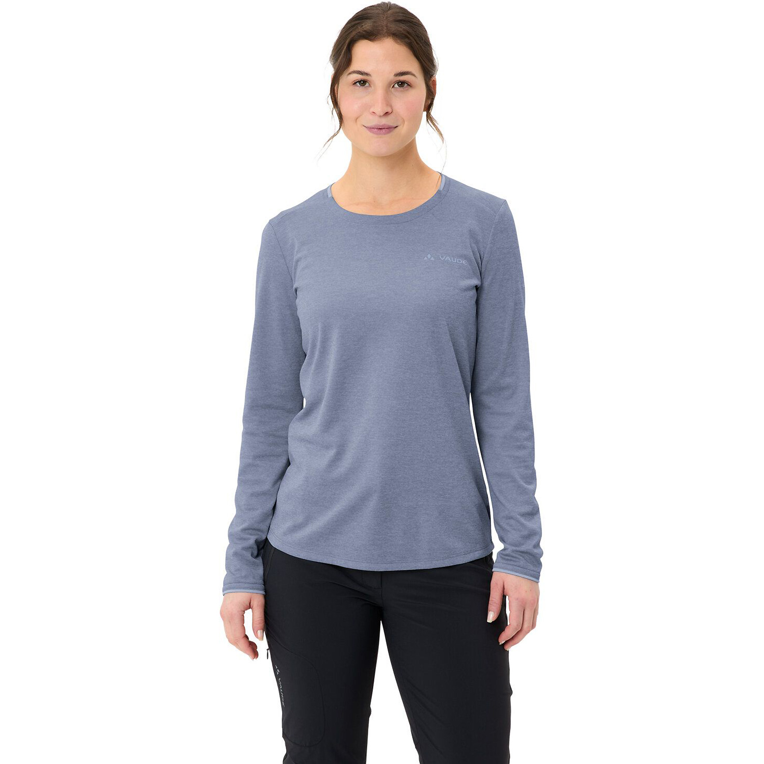 Damen Vaude Grau Wo Essential LS T-Shirt 063 38 Shirt