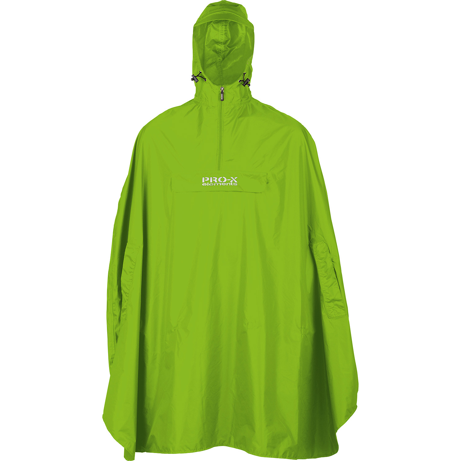 Unisex PRO-X elements Grün PASOFINO Rad-Poncho mit Armdurchgriffen 770 XS/S Regenponcho