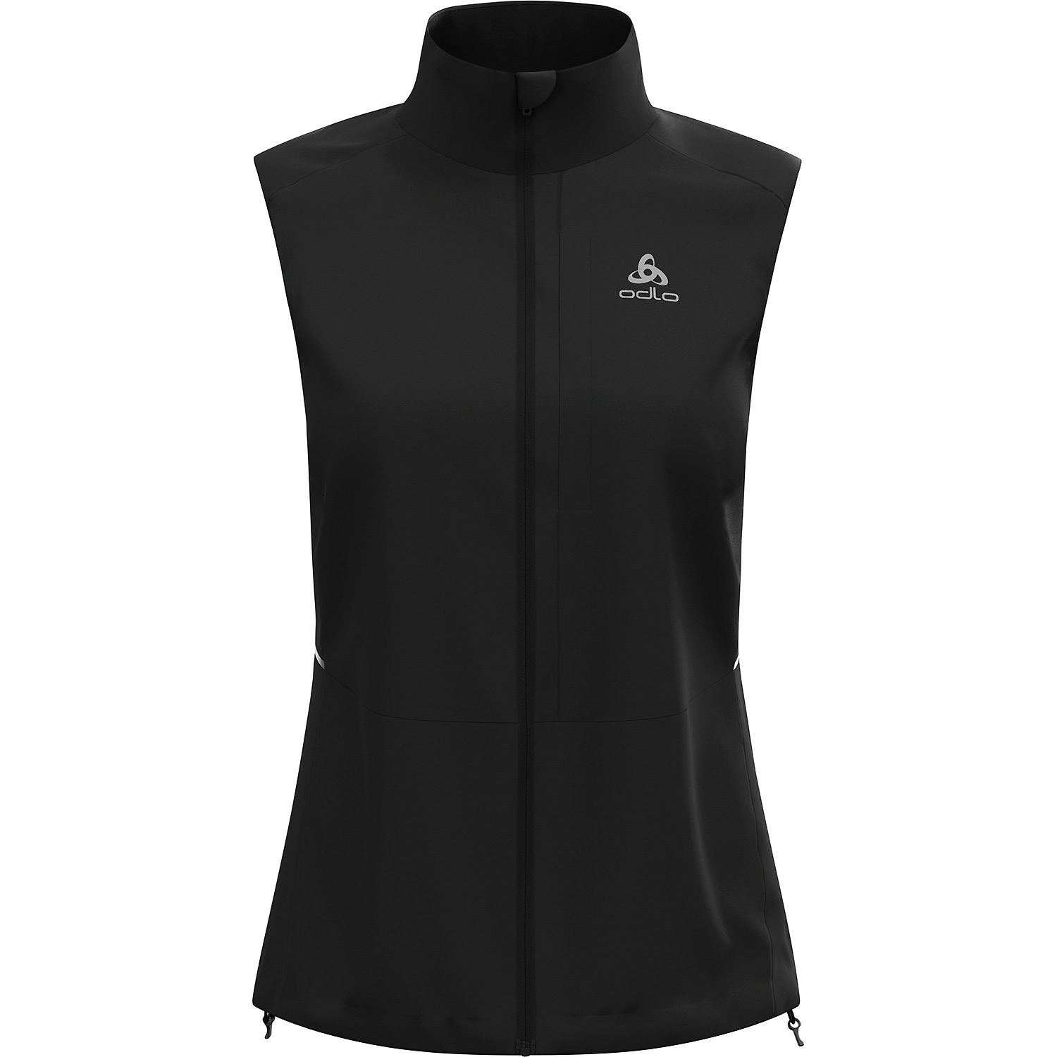 Damen Odlo Schwarz ZEROWEIGHT WARM 15000 M Weste