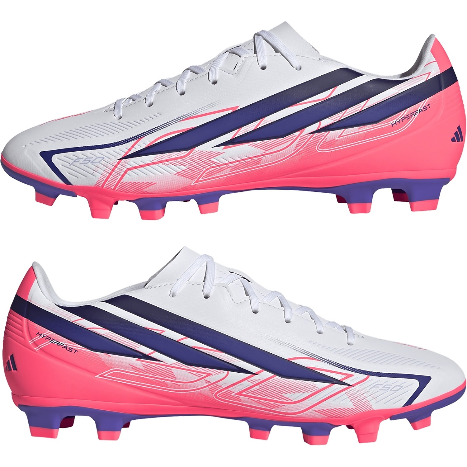 Herren Adidas wie abgebildet F50 HYPERFAST CLUB FG/MG 000 10,5 Fussball-Rasenschuh