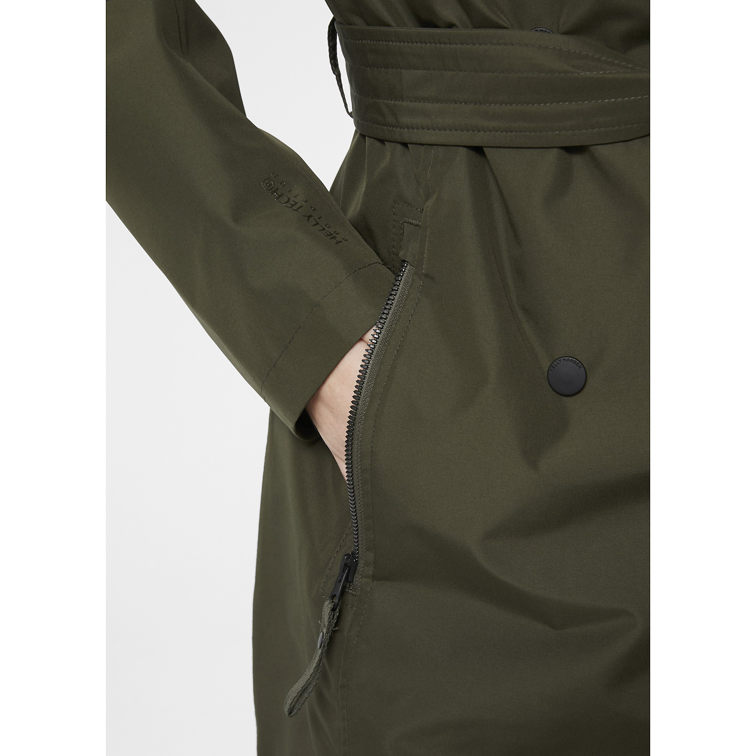 Damen Helly Hansen Grün W WELSEY II TRENCH