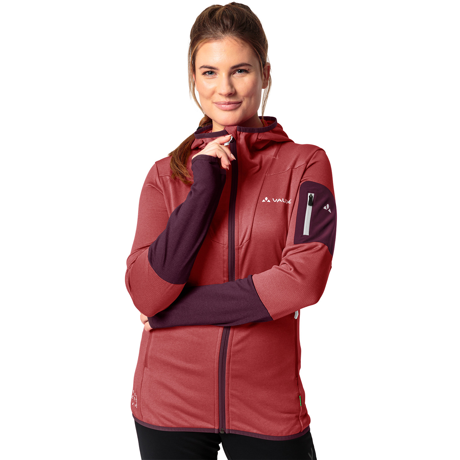 Damen VauDe Braun Wo Monviso Fleece Jacket II 804 42 Unterjacke