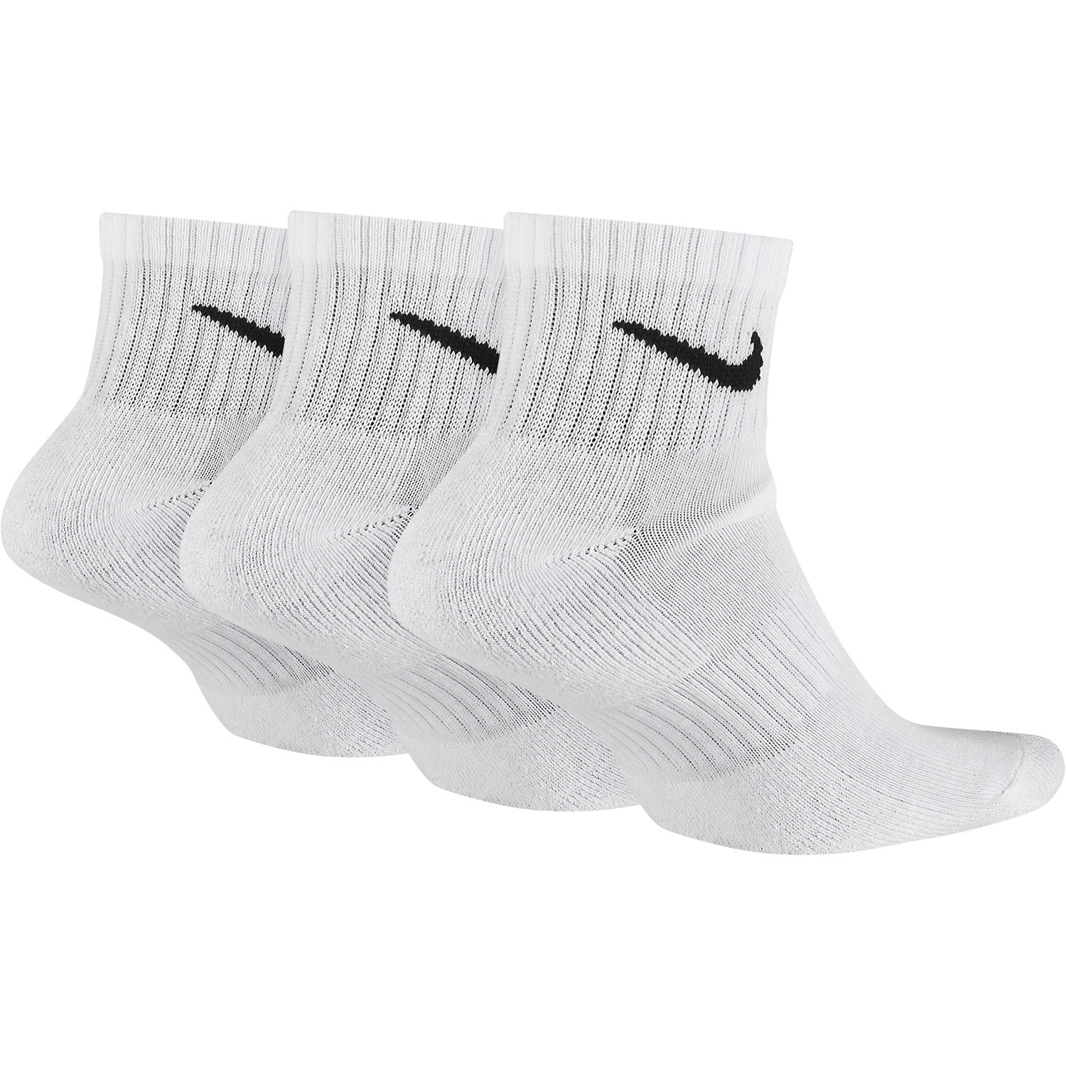 Herren Nike Weiß U NK EVERYDAY CSH ANKL 3PR 132 100 XL Socken