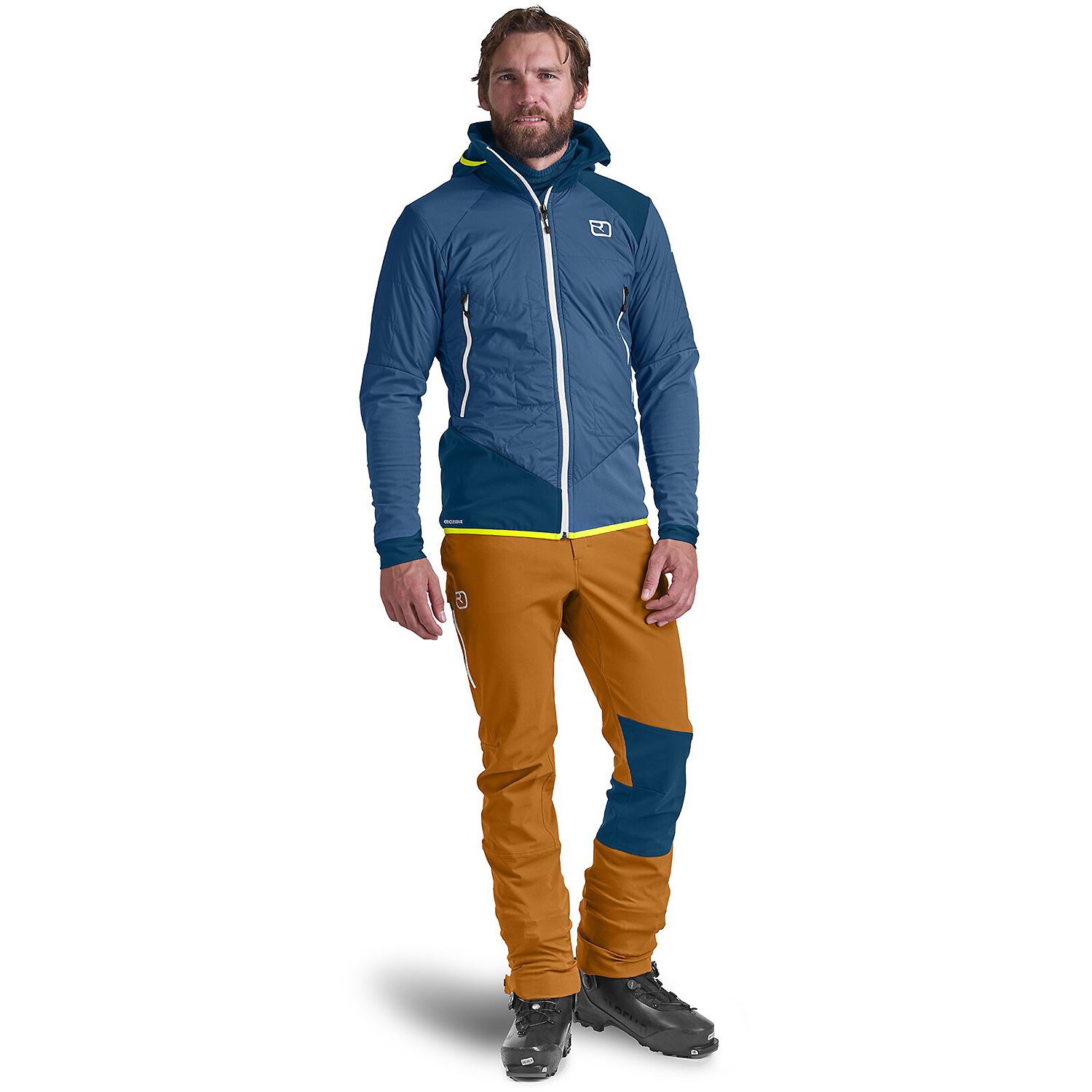 Herren Ortovox Blau SW COL BECCHEI HYBRID JKT M Funktionsjacke