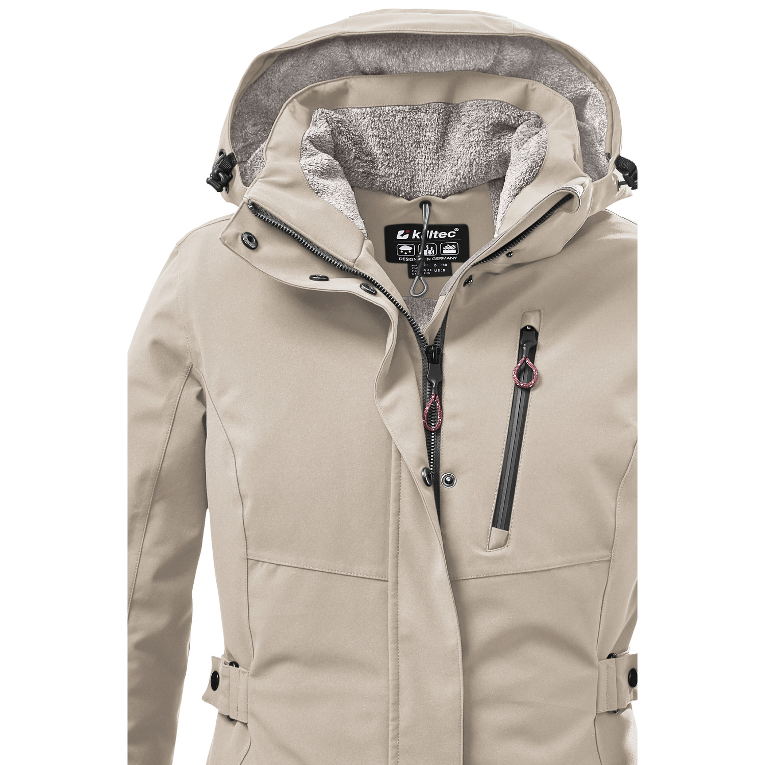 Damen killtec Grau KOW 165 WMN PRK 00274 54 Mantel