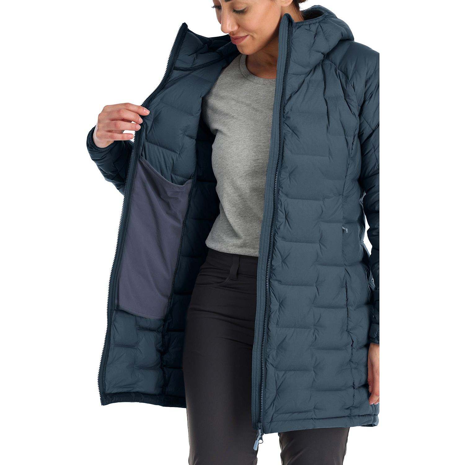 Damen Rab Blau W CUBIT STRETCH DOWN PARKA Jacke