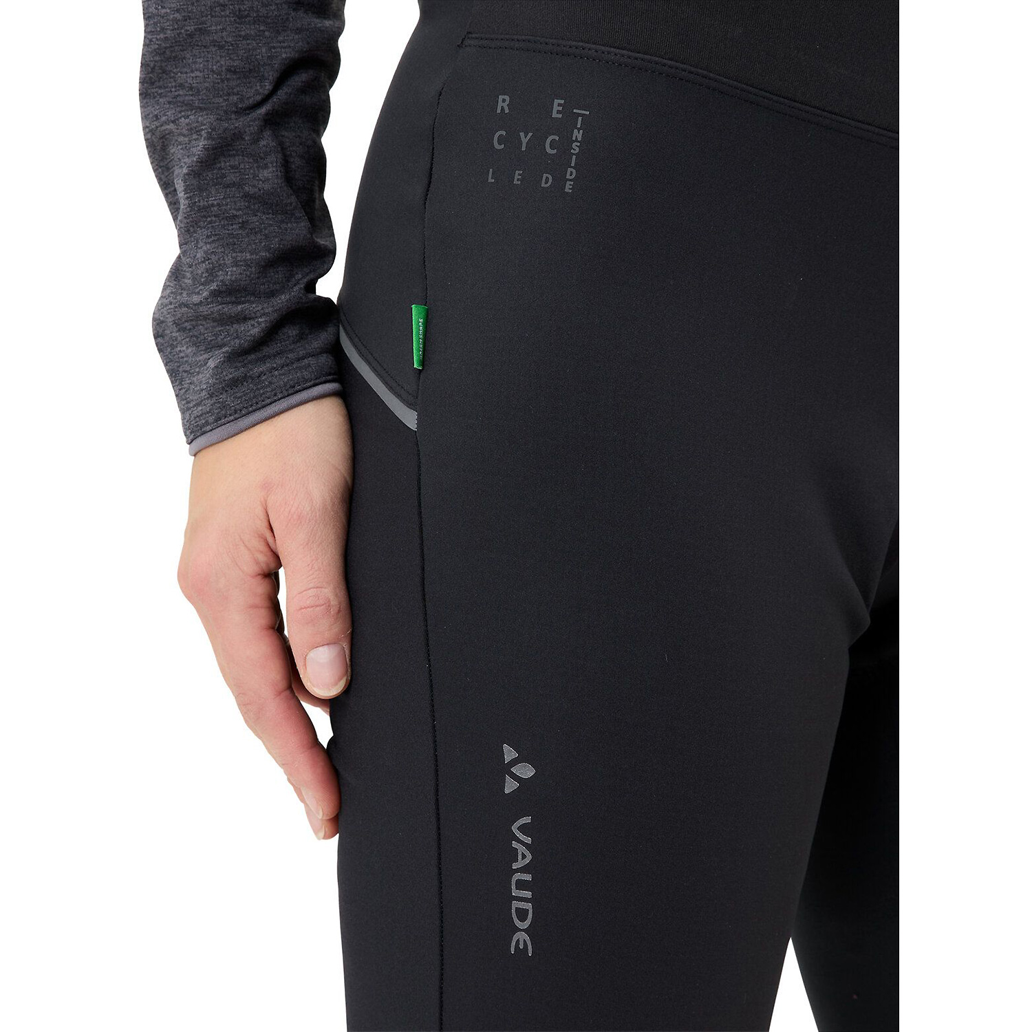 Damen Vaude Schwarz Wo Matera Warm Tight II Tight