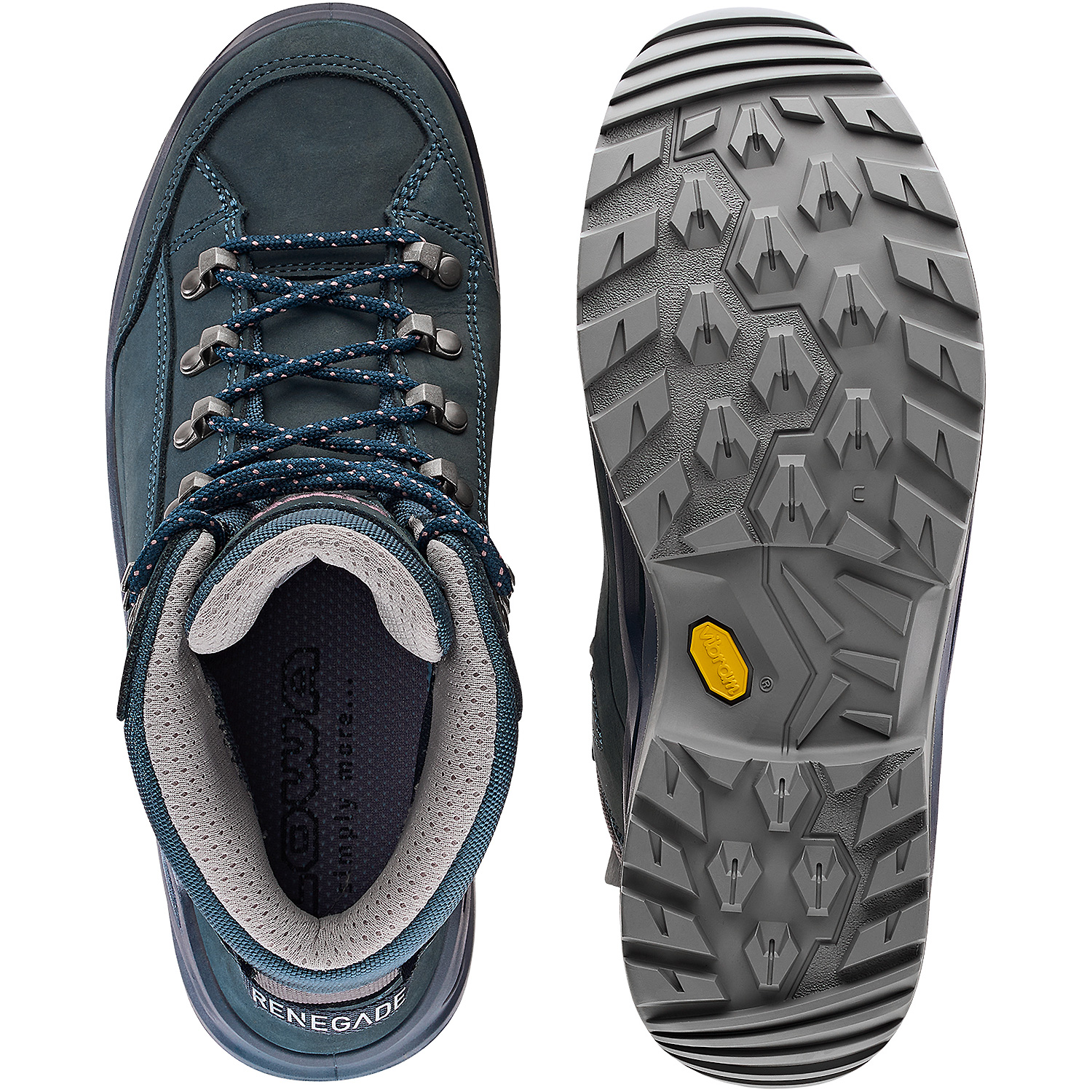 Damen Lowa Satinweiß RENEGADE EVO GTX MID Ws 9327 3,5 Multifunktionsstiefel