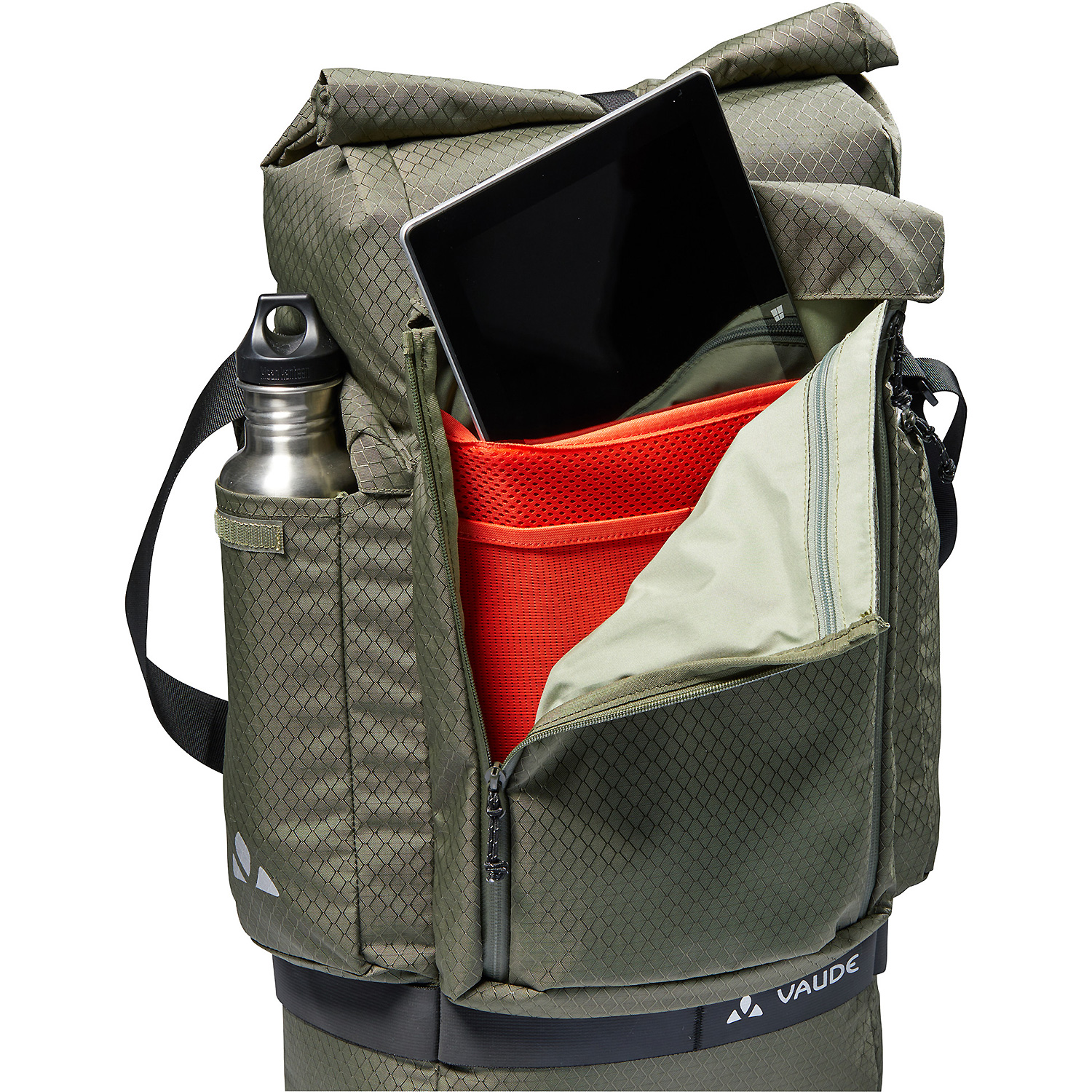 Unisex VauDe Khaki Cyclist Back SIngle 161 - Fahrradtasche