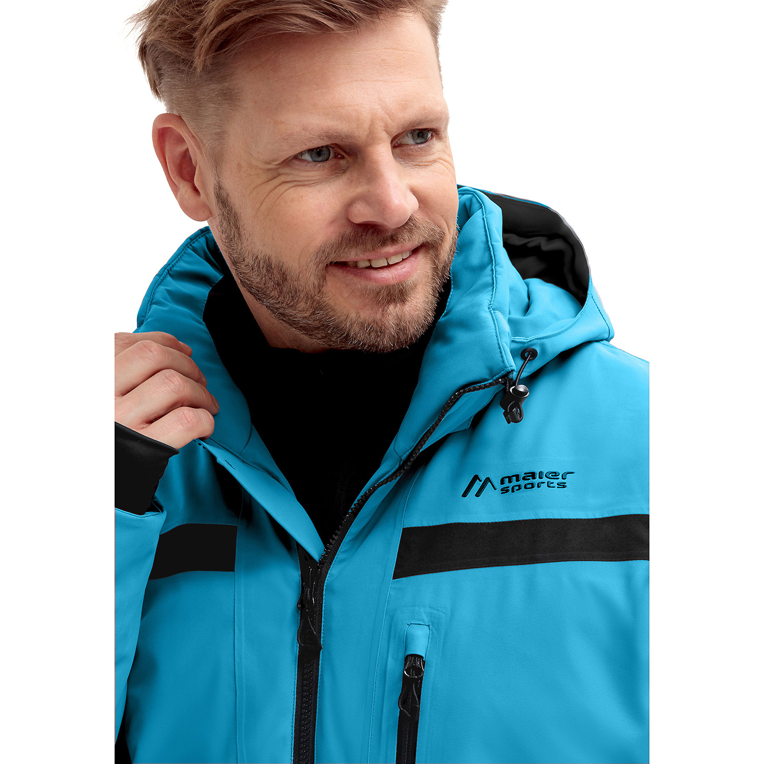 Herren Maier Sports Hellblau Lanciano M Funktionsjacke