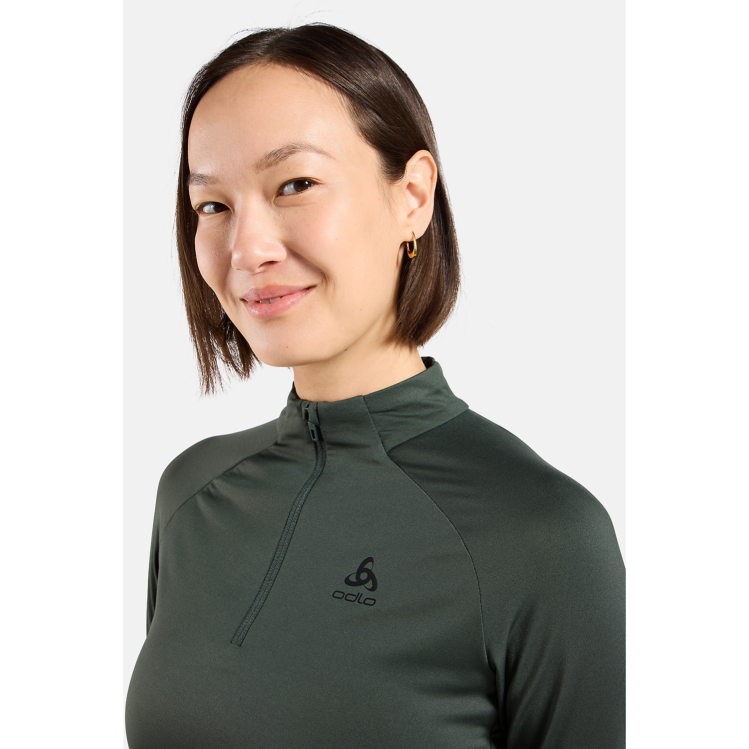 Damen Odlo Grau ESSENTIAL LIGHT Pullover