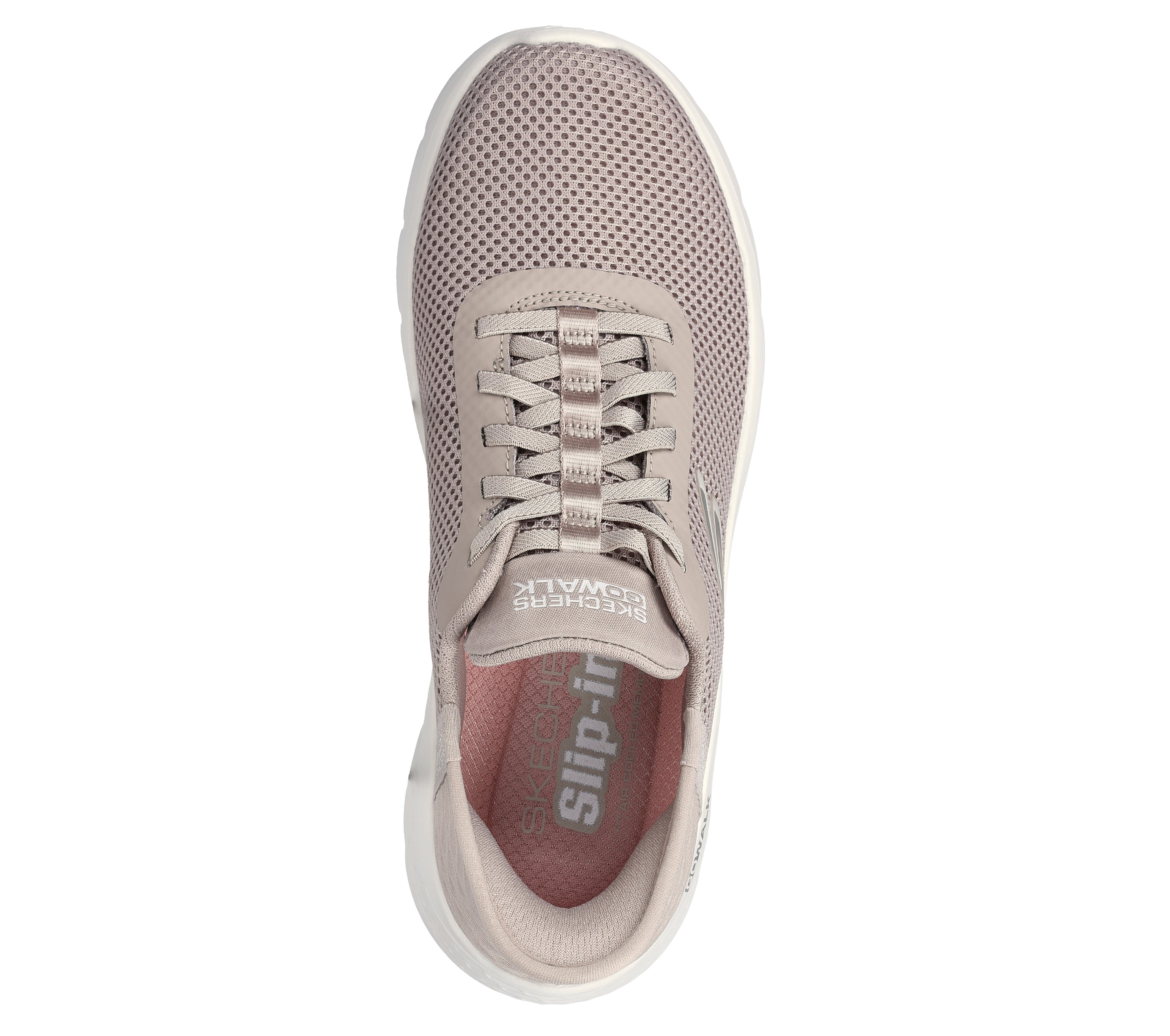 Damen Skechers Grau SLIP-INS ATHLETIC MESH BUNGEE TPE 40 Slipper