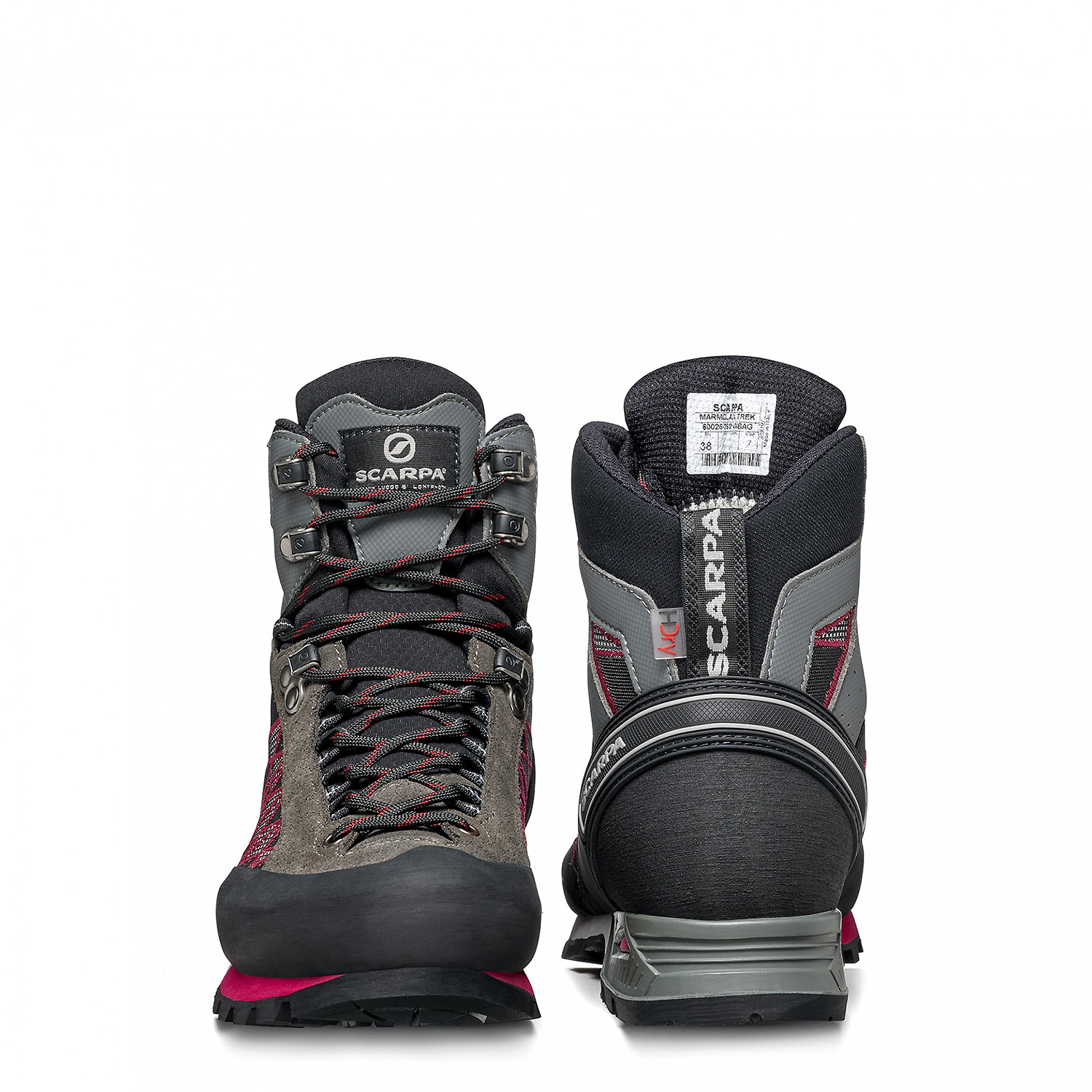 Damen Scarpa Dunkelrot