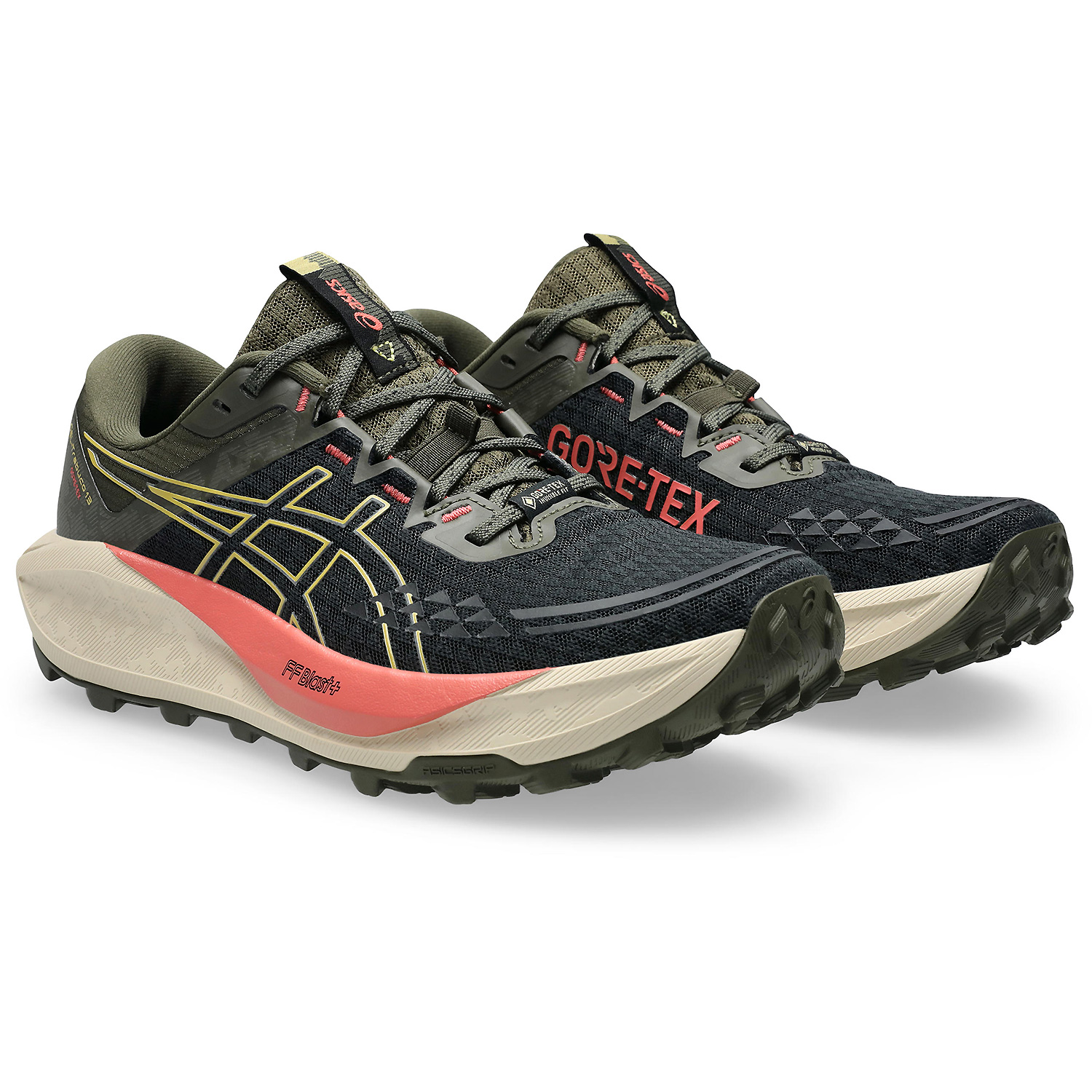 Damen Asics Schwarz GEL-Trabuco 13 GTX 003 10 Trailrunningschuhe
