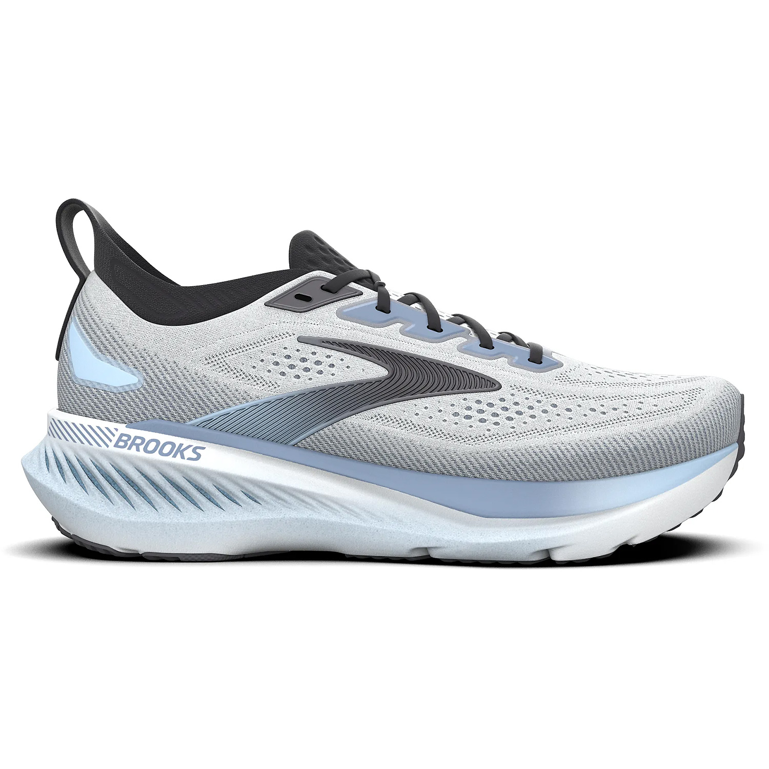 Herren Brooks Weiß Glycerin GTS 23 163 12,5 Laufschuh