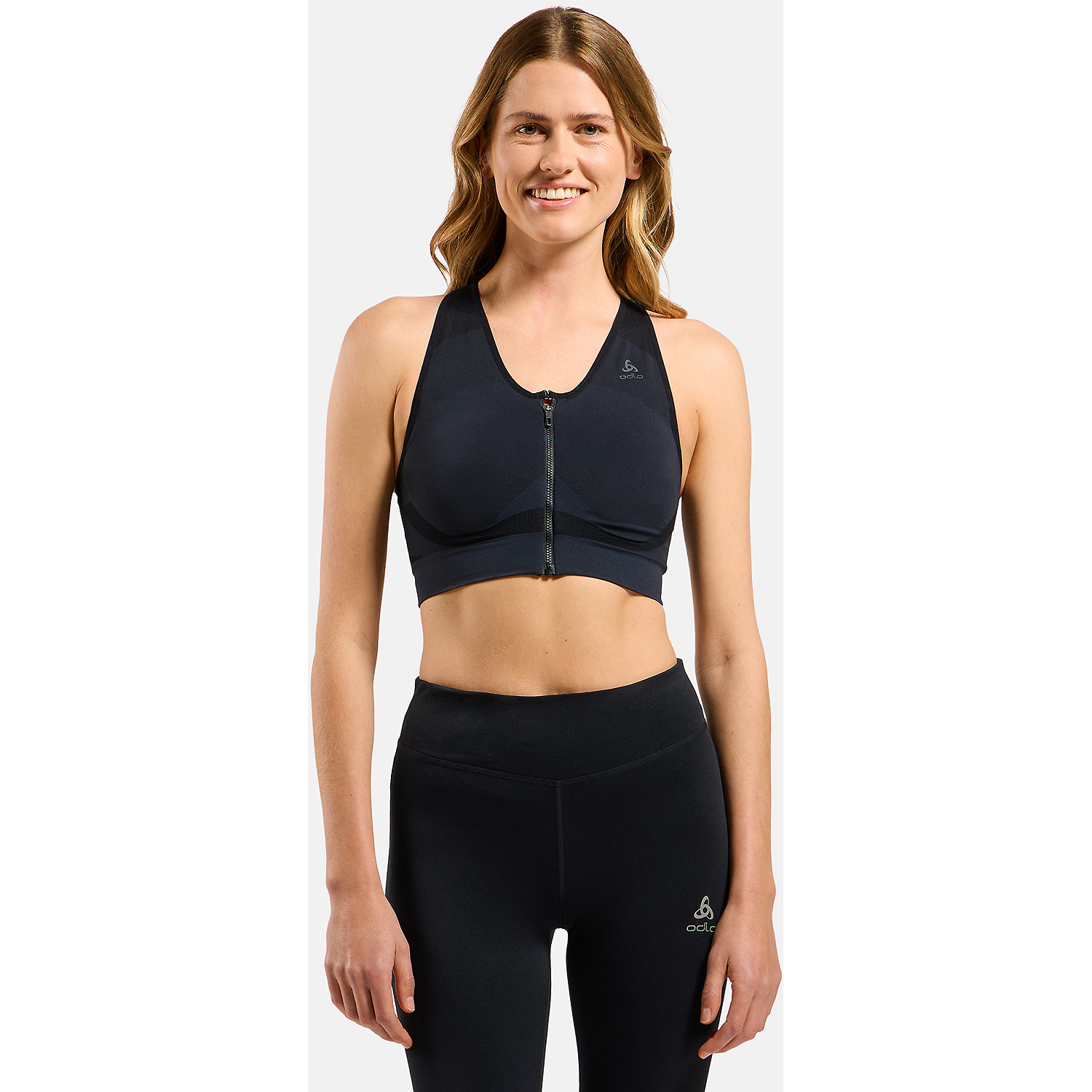 Damen Odlo Schwarz SEAMLESS HIGH BH