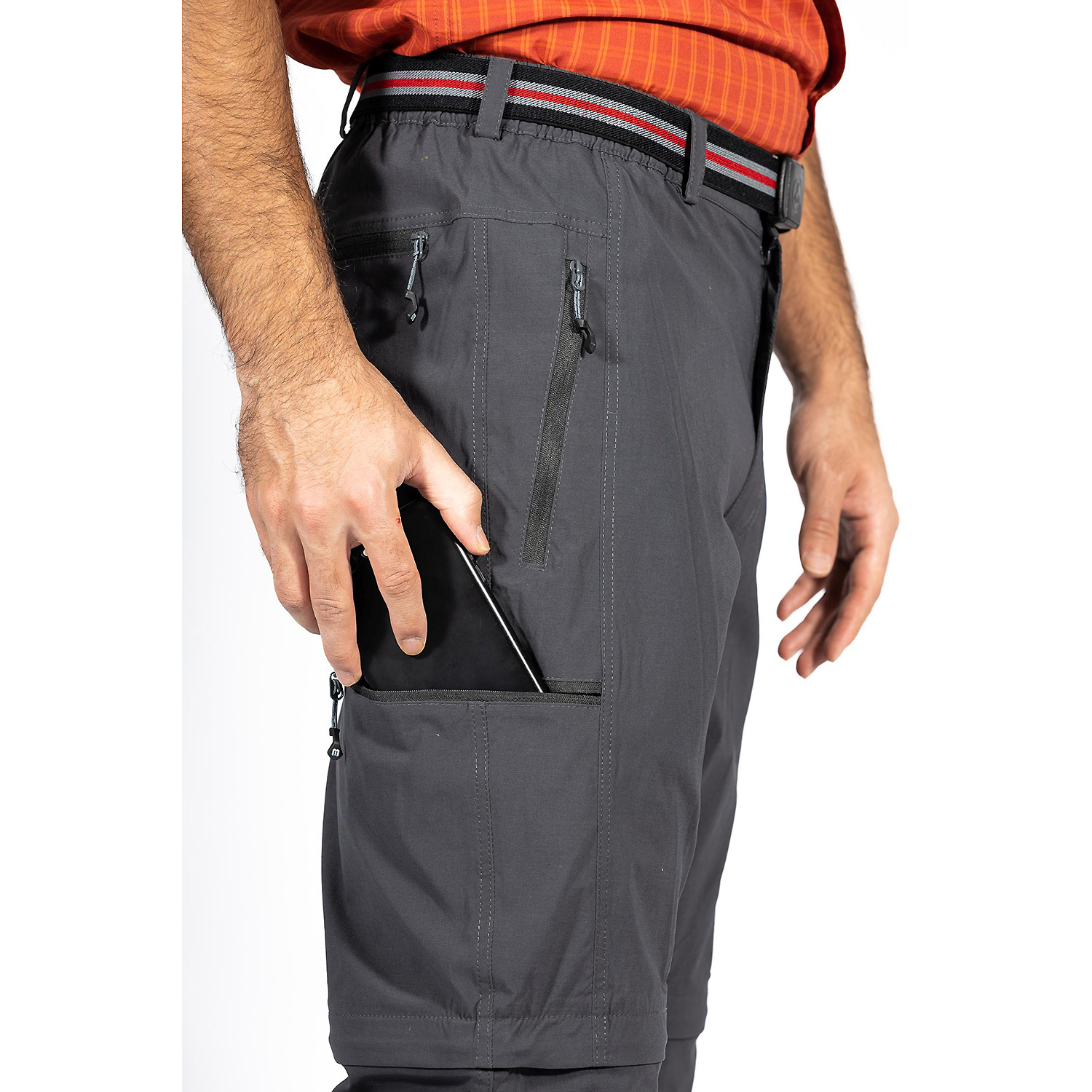 Herren Maul Sport Grau Sandnes-1/2 Bluse Karo 86 52 Bluse