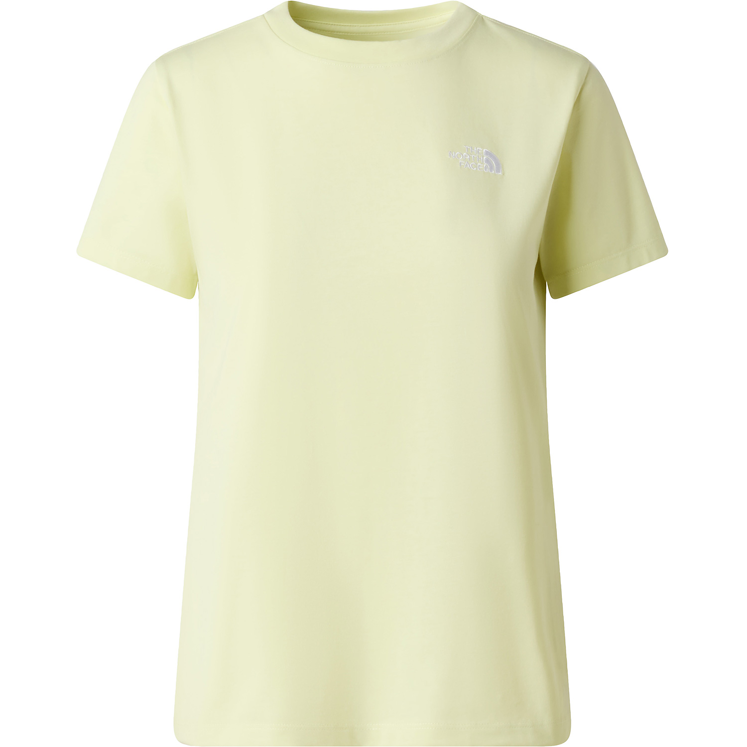 Damen The North Face Gelb W EVOLUTION SIMPLE DOME SLM SHORT SLEEVE Shirt