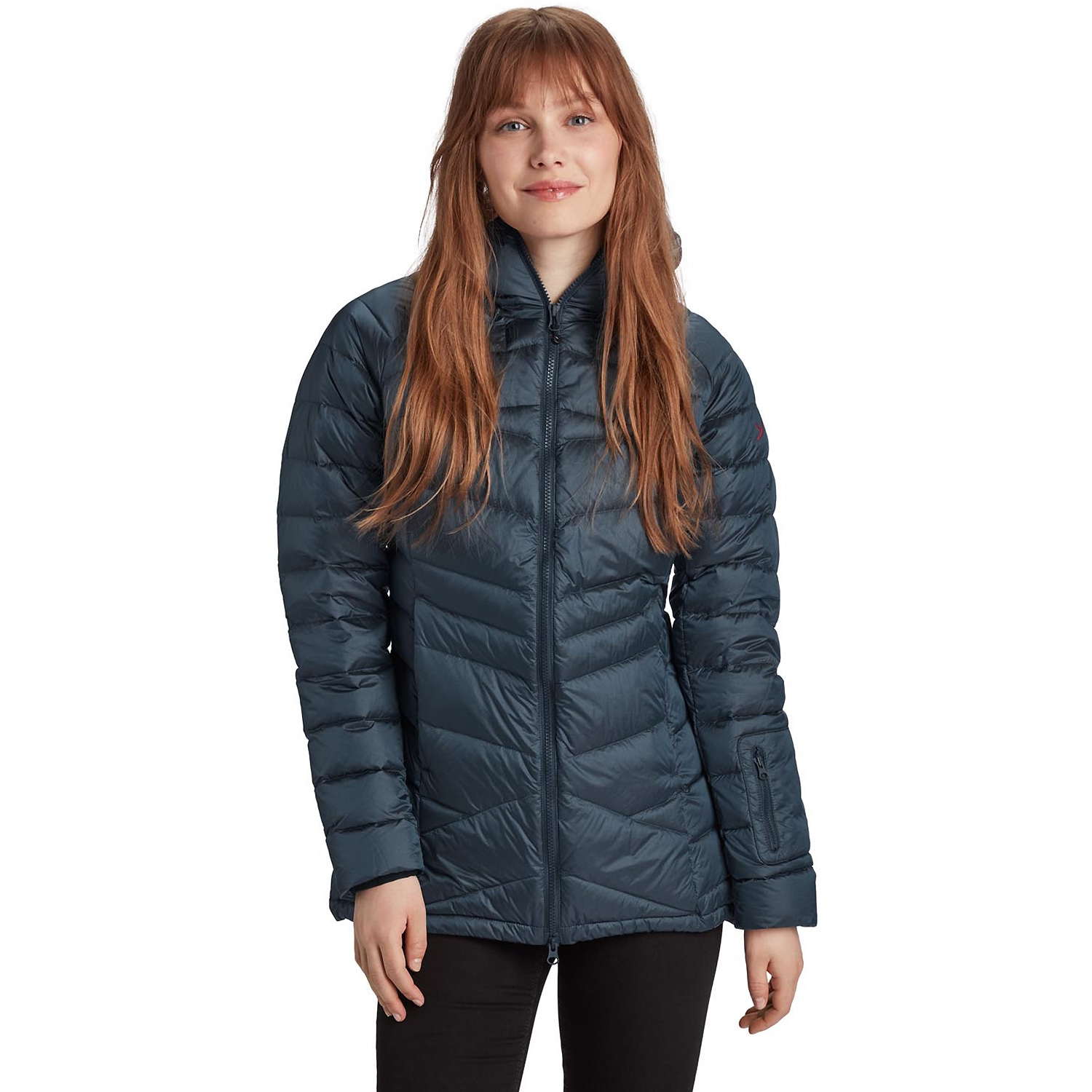 Damen Y by Nordisk Indigo WOMAN JACKET ZIP HOOD DETACHBLE INN.JACKET M916 42 Jacke