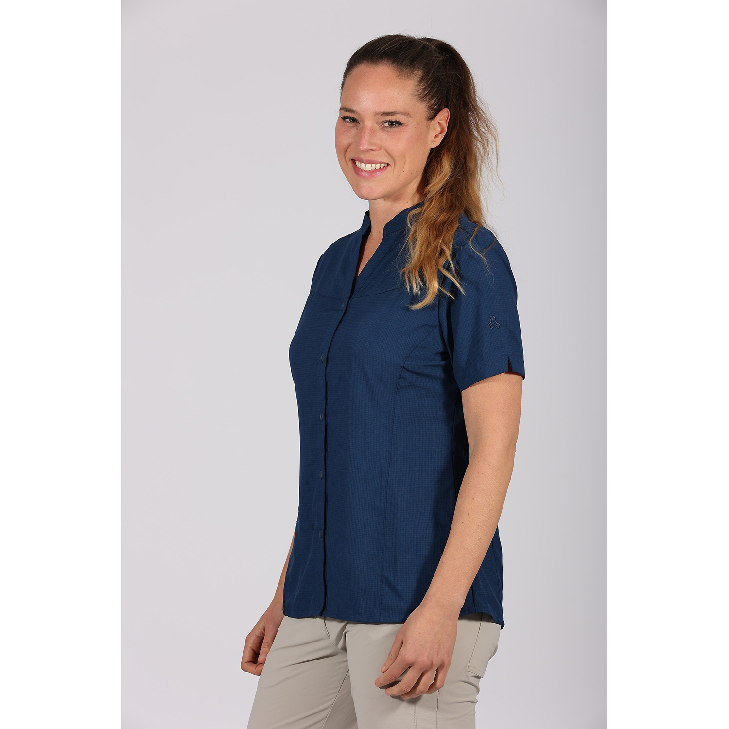 Damen Maul Sport Blau Sidney XT - Caprihose elastic 32 34 Caprihose