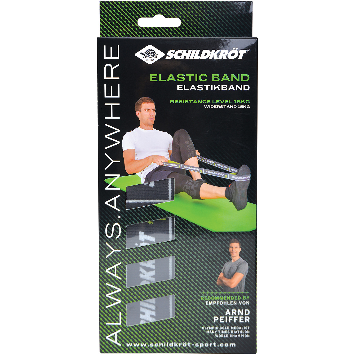Unisex Schildkröt FITNESS wie abgebildet ELASTIKBAND, Härtegrad medium (ca.15kg) 000 - Kleingerät