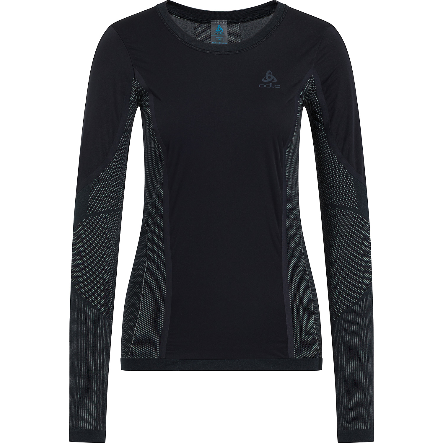 Damen Odlo Schwarz ZEROWEIGHT PK WINDPROOF WARM 60064 L Shirt