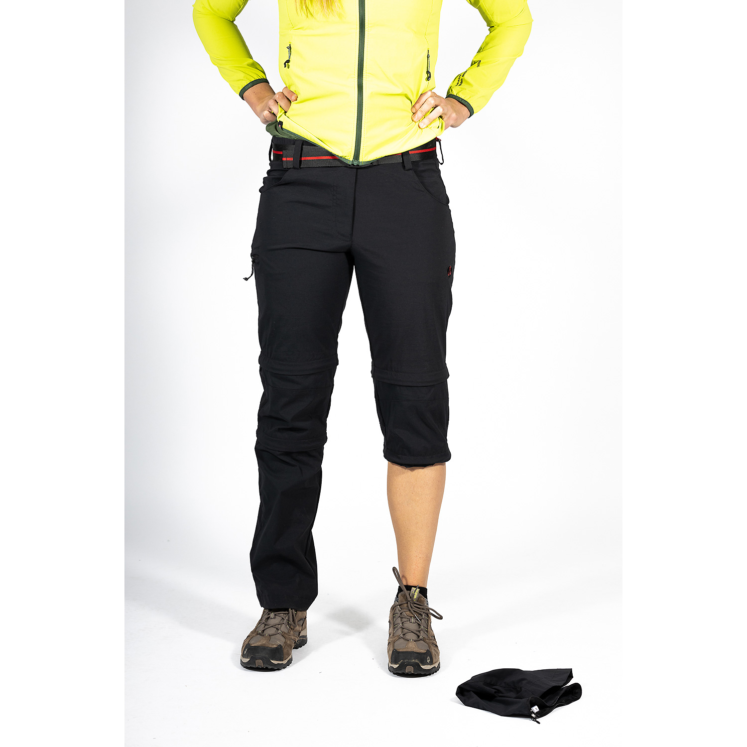 Damen Maul Sport Schwarz Feldberg II - 3in1 Zipphose el 01 46 Hose