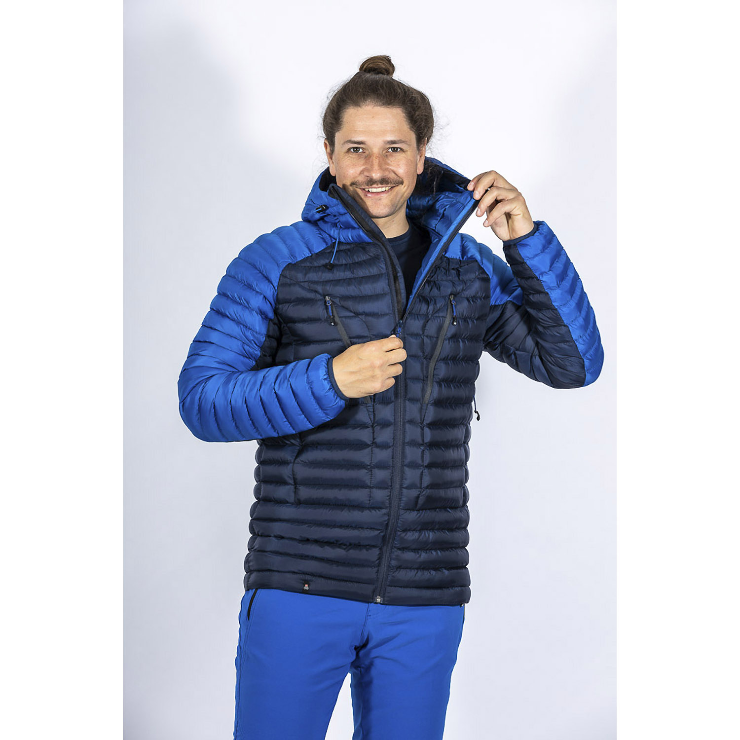 Herren Maul Sport Indigo Donnersberg - Megastretch Flee 7601 48 Unterjacke