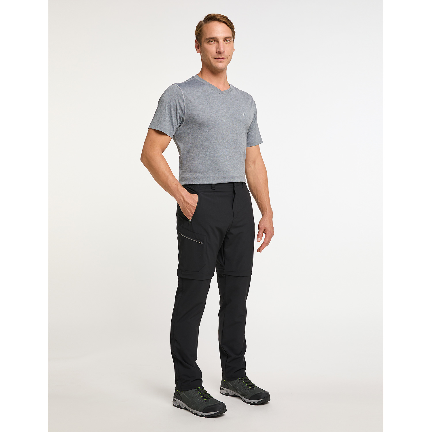 Herren HOT Schwarz Lazio M_T-Zip 00099 25 Hose