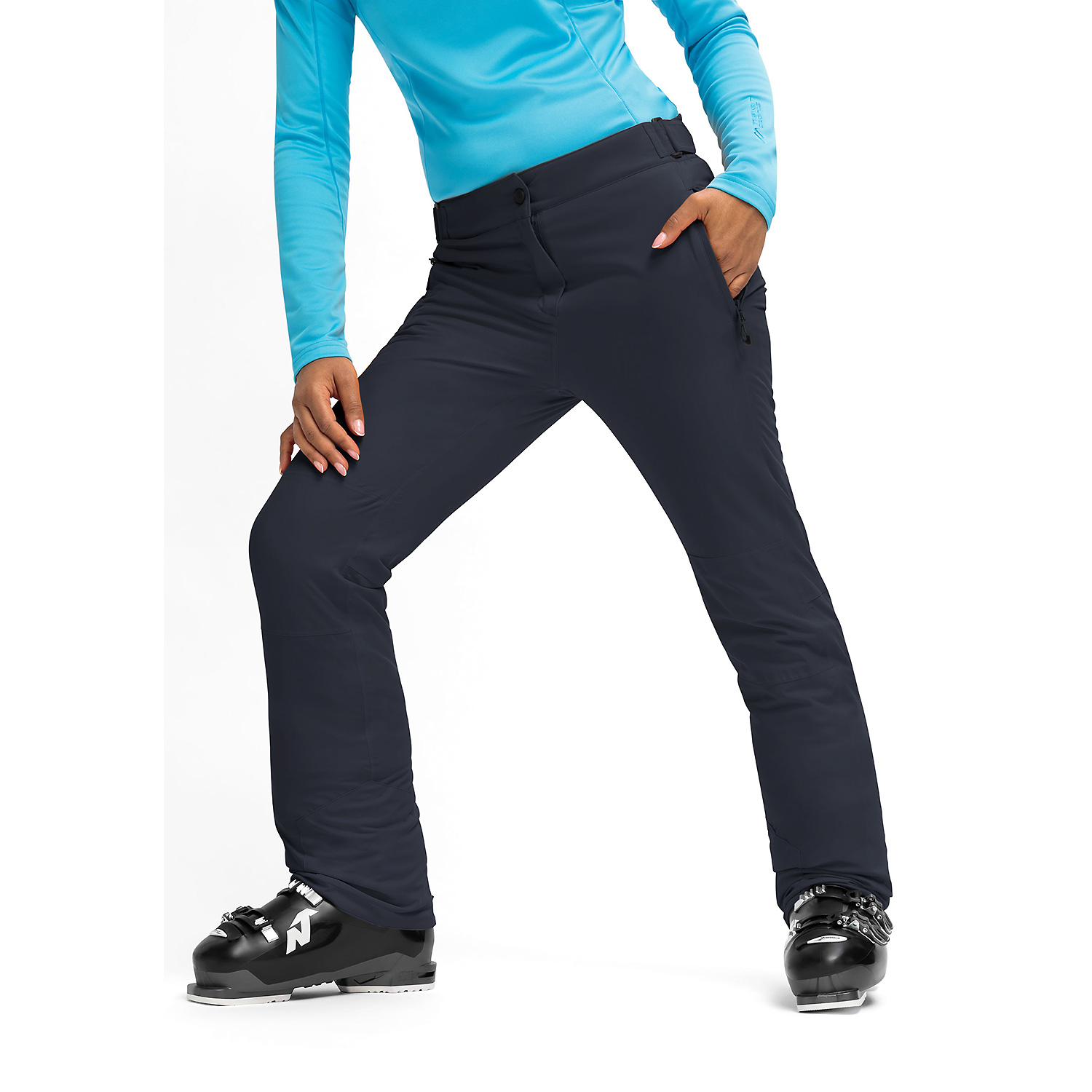 Damen Maier Sports Marine Vroni slim 2.0 (kurz) M10367 21 Hose
