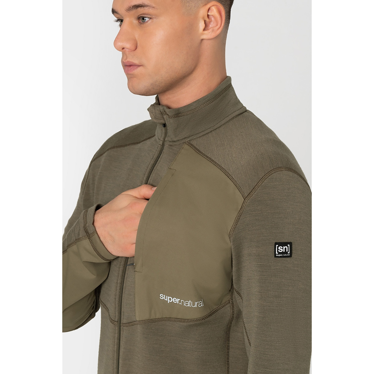 Herren Super.Natural Grau