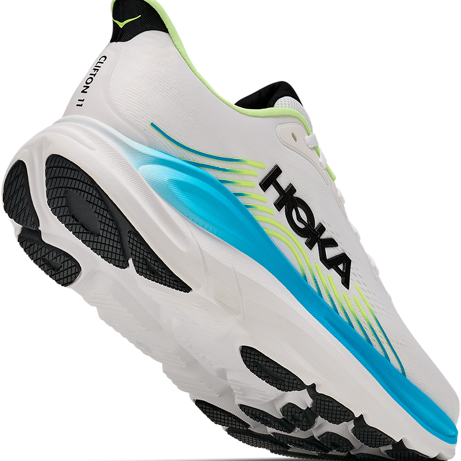 Herren Hoka Schwarz M CLIFTON 11 FLCK 12 Laufschuh