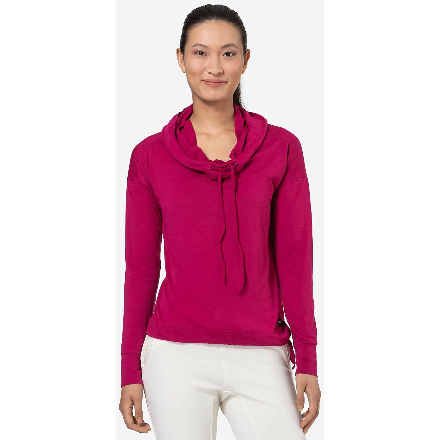 Damen Super.Natural Dunkelrot