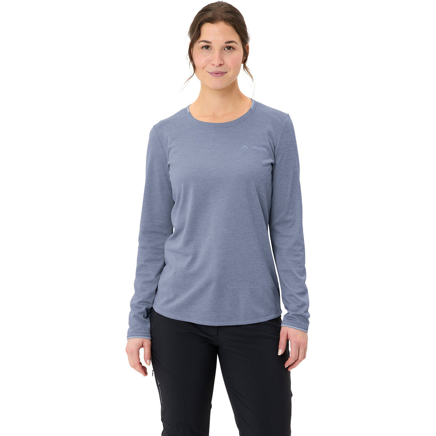 Damen Vaude Grau Wo Essential LS T-Shirt 063 38 Shirt